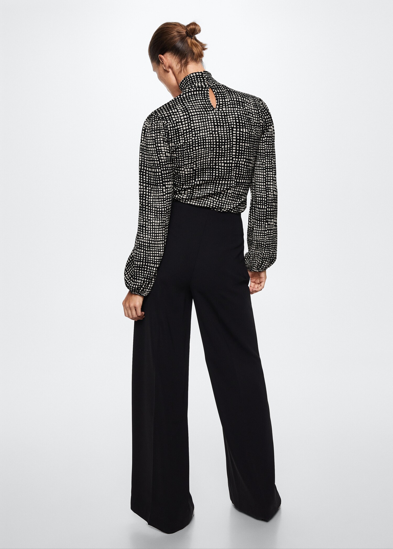 Blusa estampada textura - Reverso del artículo