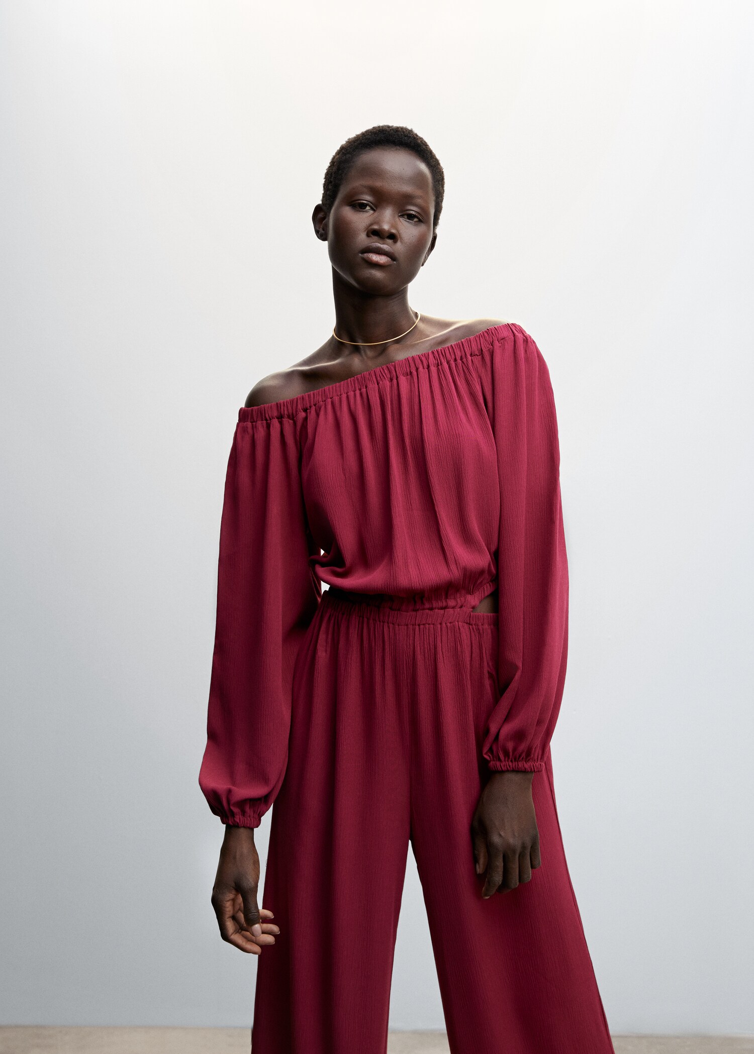 Cut-out detail jumpsuit - Medium plane