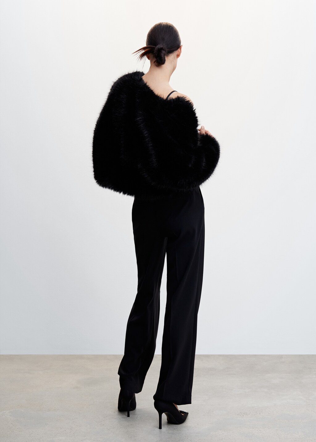 Fur effect jacket - Women | MANGO Iraq Fur effect jacket - Women | MANGO Iraq