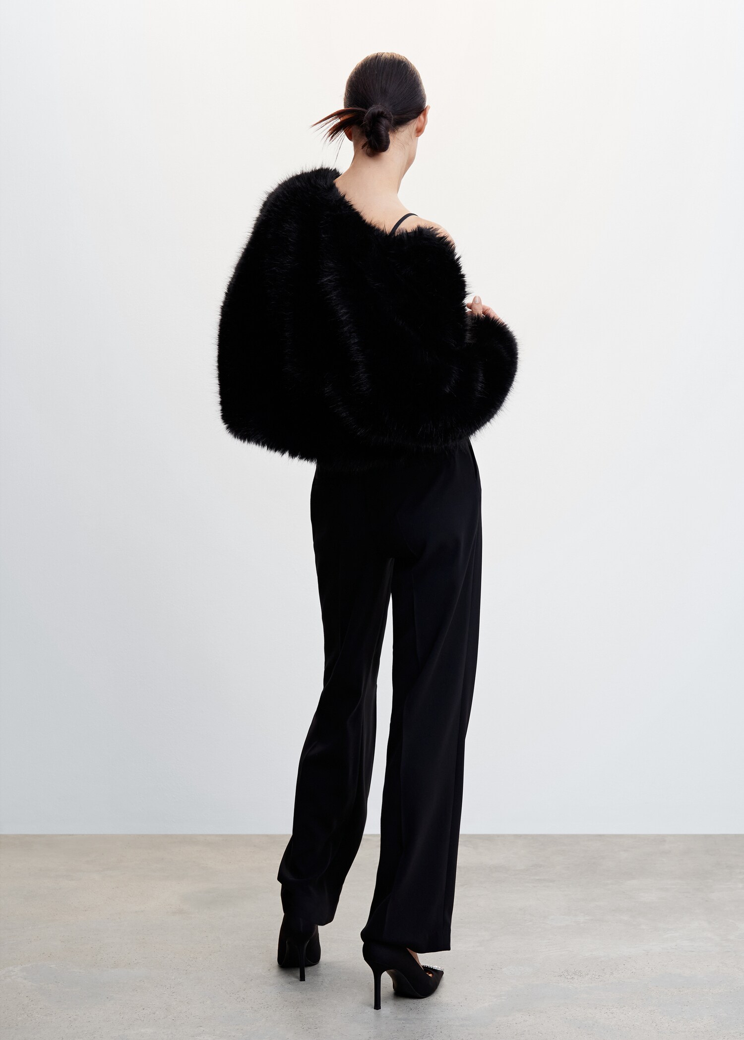 Chaqueta efecto pelo - Reverso del artículo