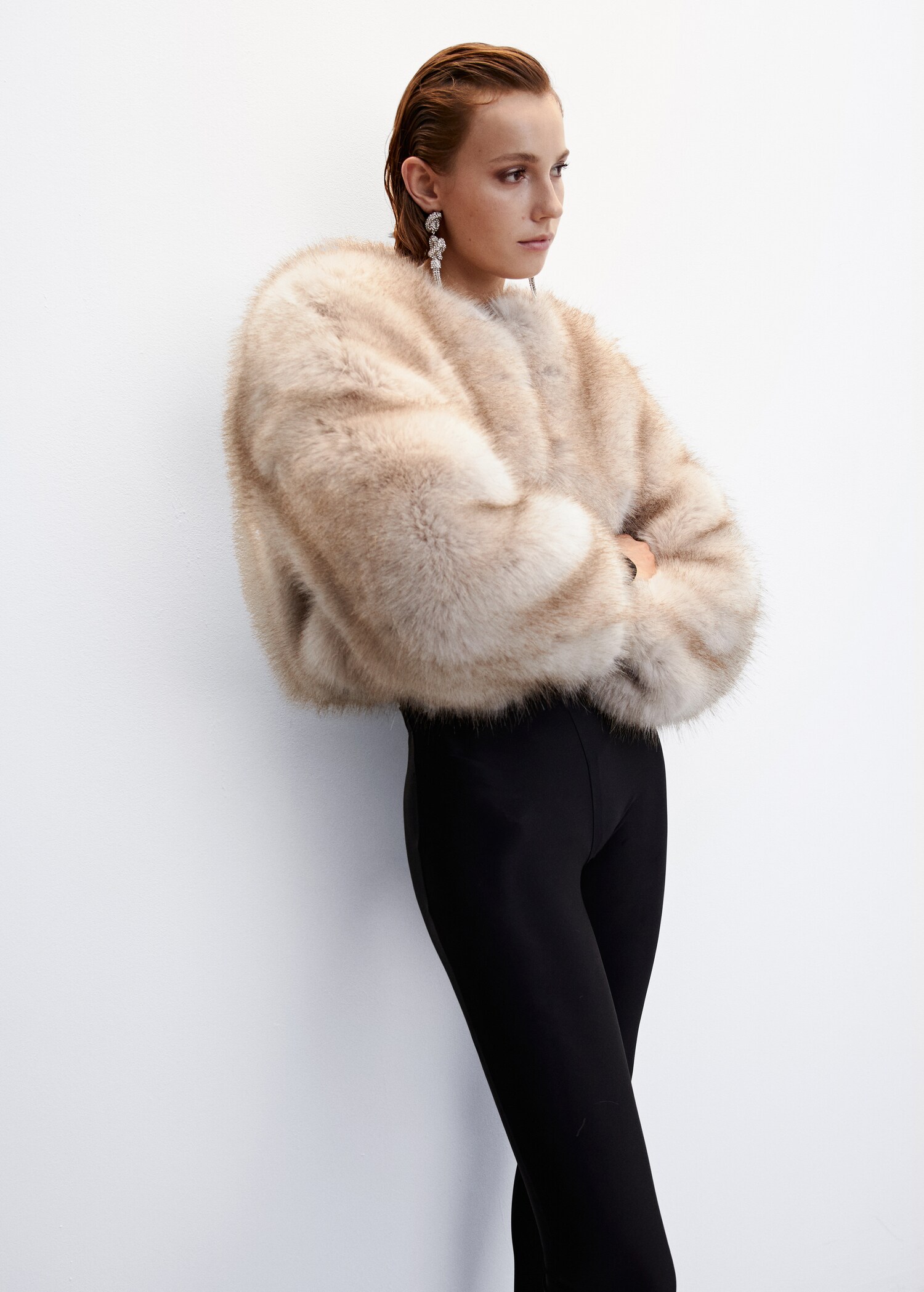 Fur effect jacket - Details of the article 2