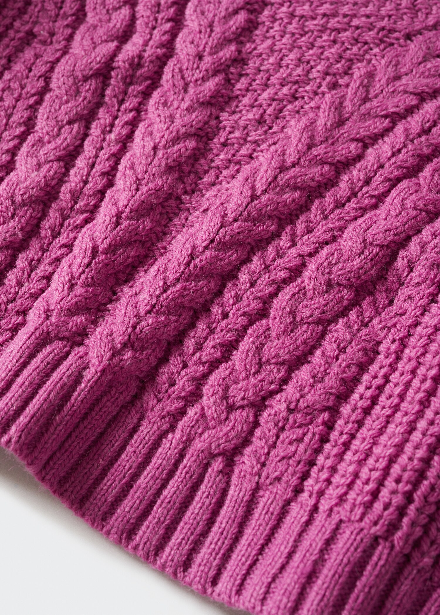 Braided sweater with perkins neck - Details of the article 8