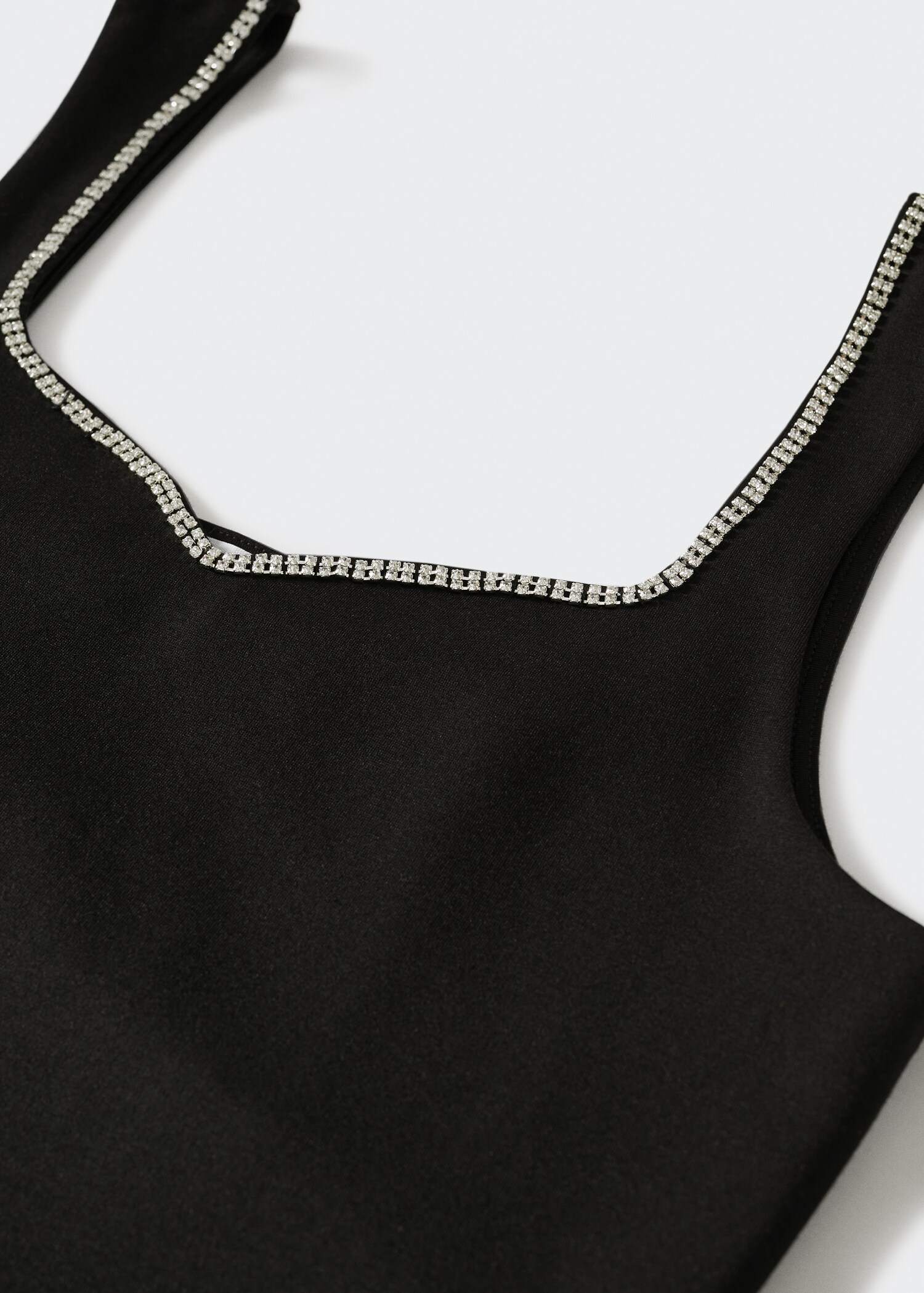 Rhinestone top with sweetheart neckline - Details of the article 8