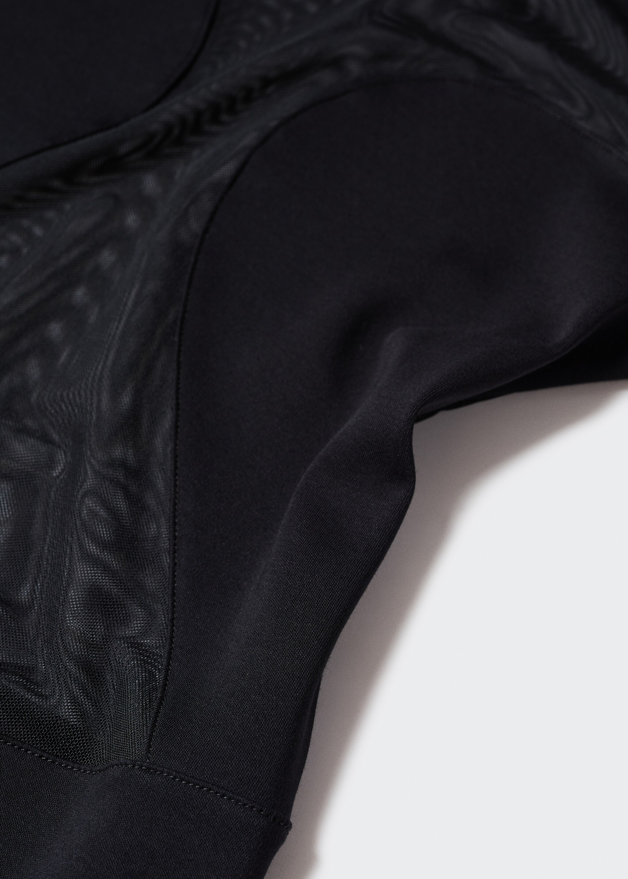 Tulle panel bodysuit - Details of the article 8