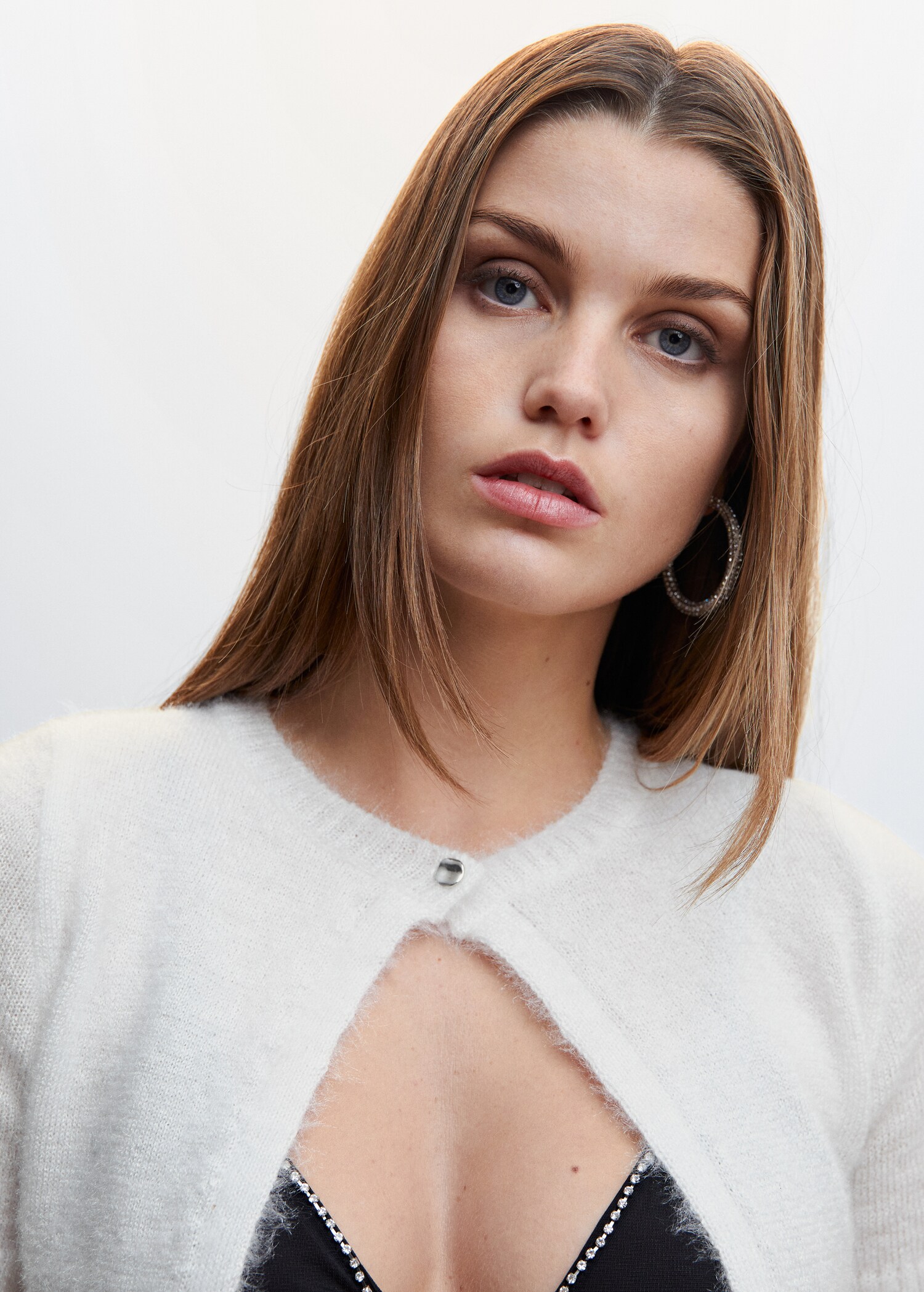 Kurzer offener Cardigan - Detail des Artikels 1