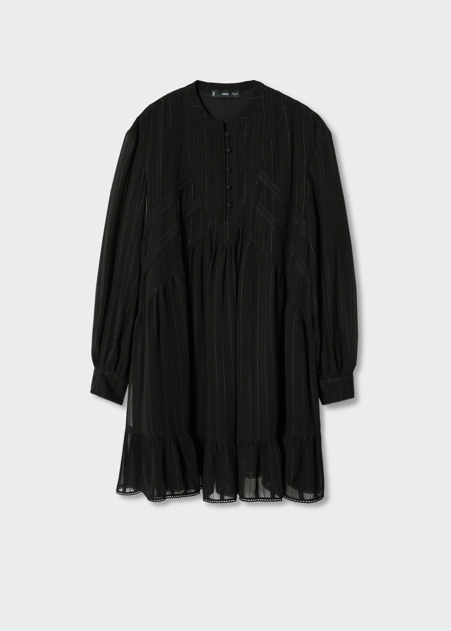 Shiny textured dress - Article without model
