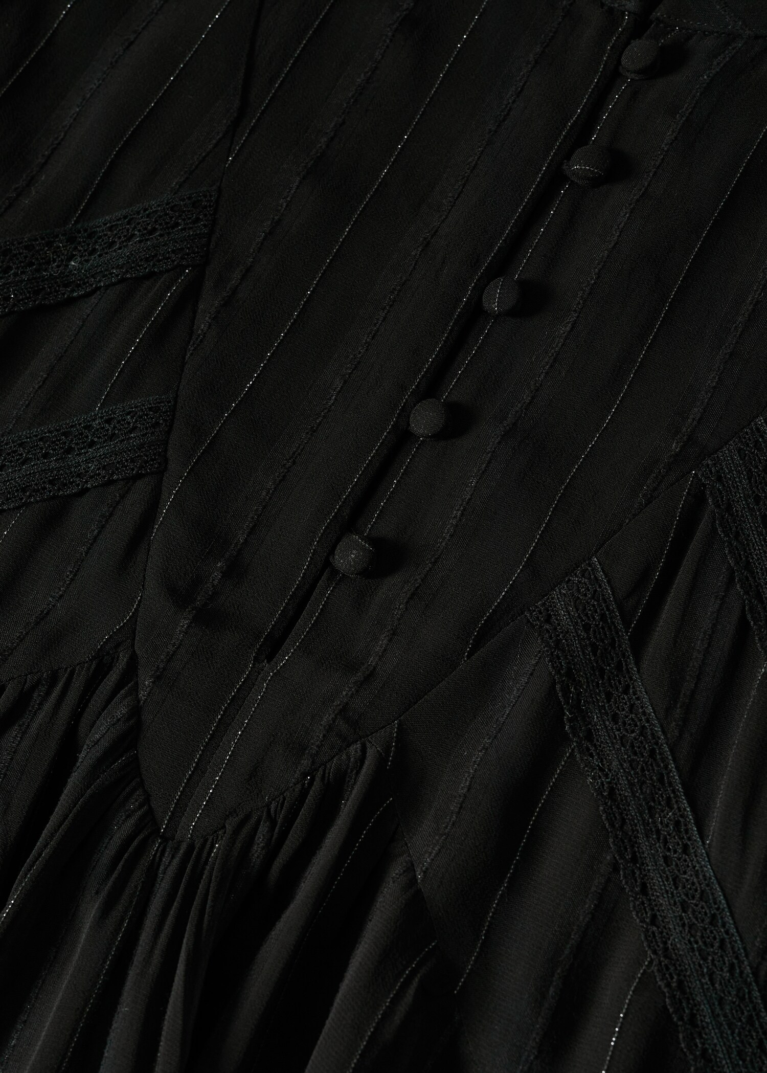 Shiny textured dress - Details of the article 8