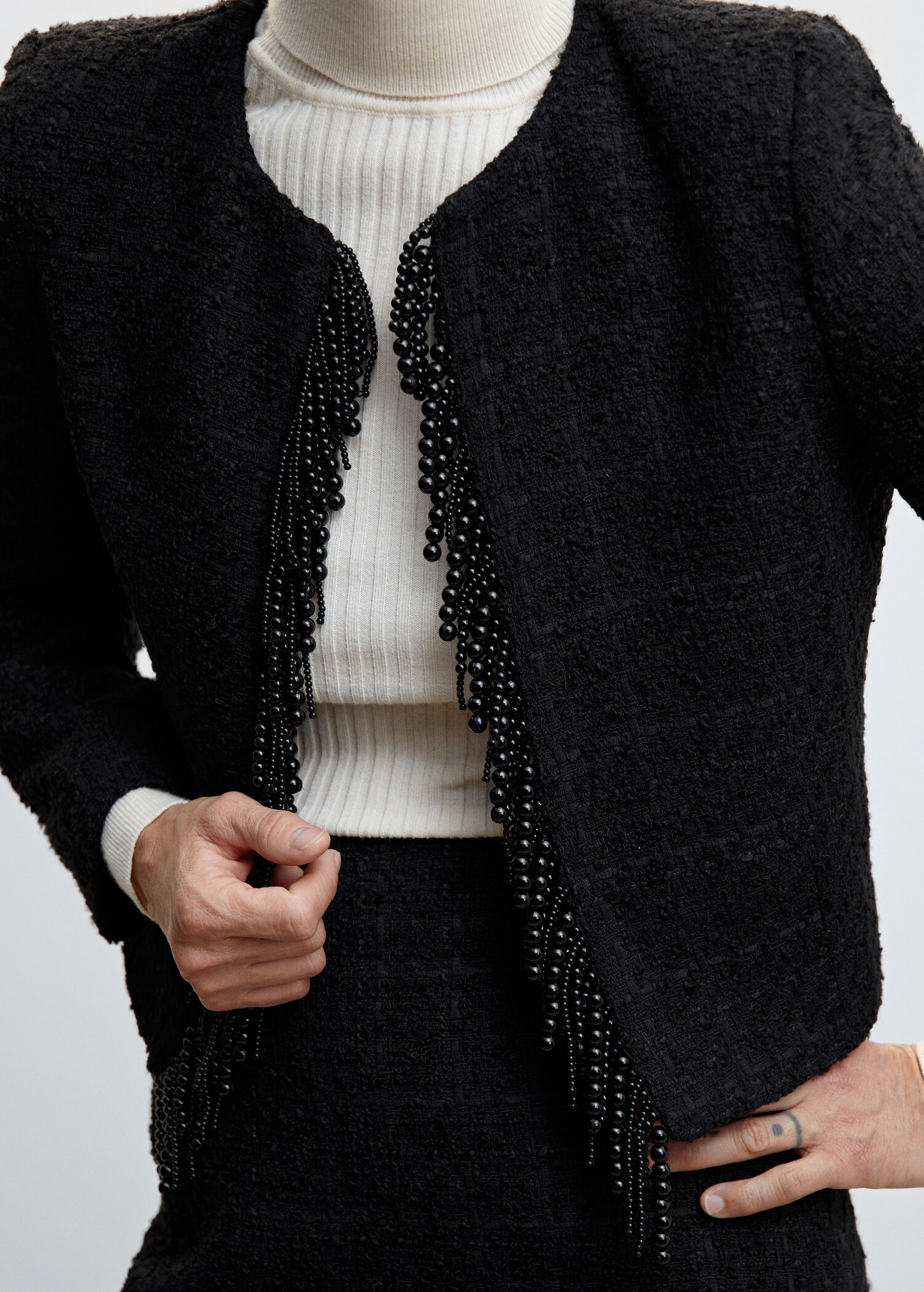 Tweed beaded jacket - Details of the article 6