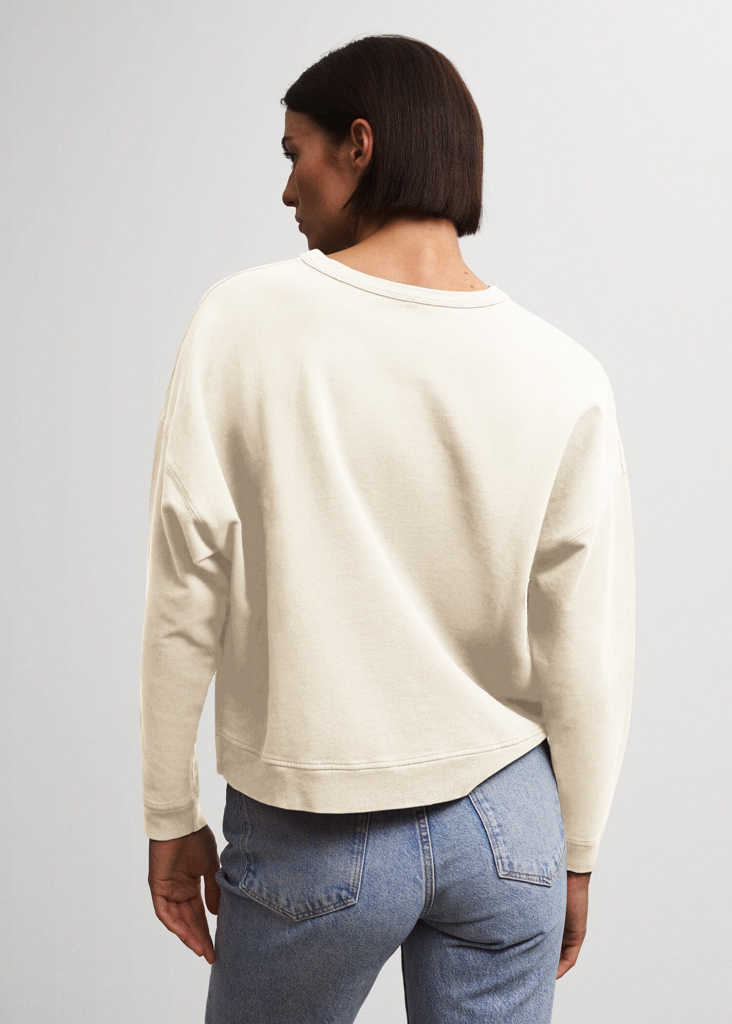 Sweatshirt aus Bio-Baumwolle - Rückseite des Artikels