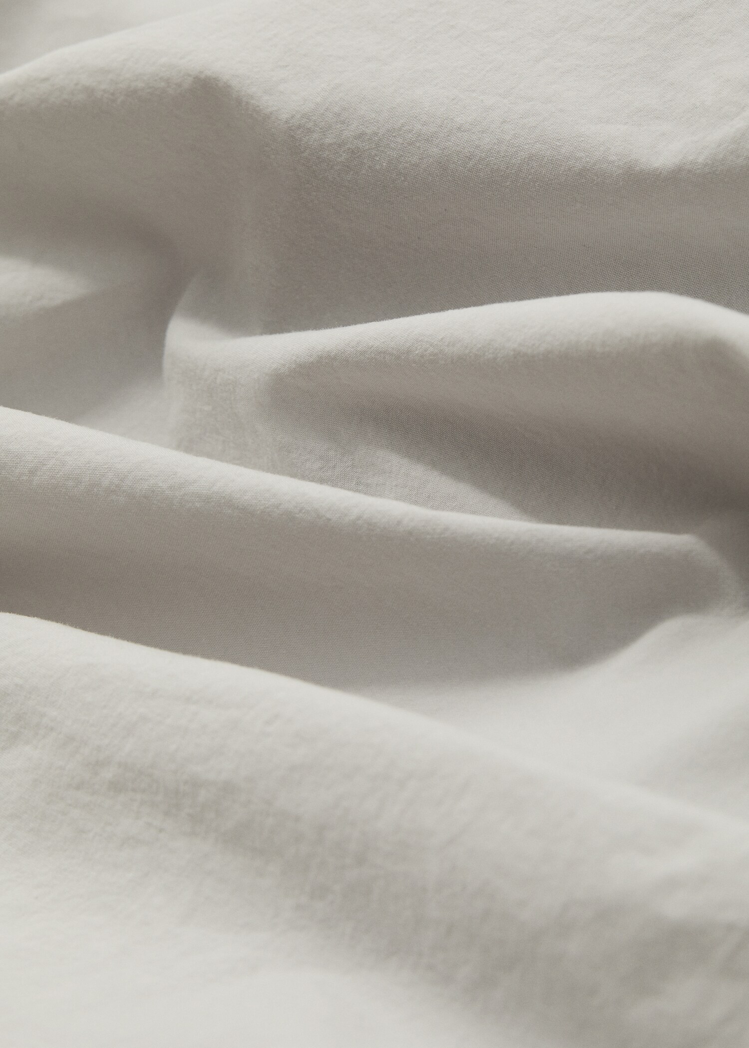 Percale cotton fitted sheet (300 threads) 160x200cmx30cm - Details of the article 2