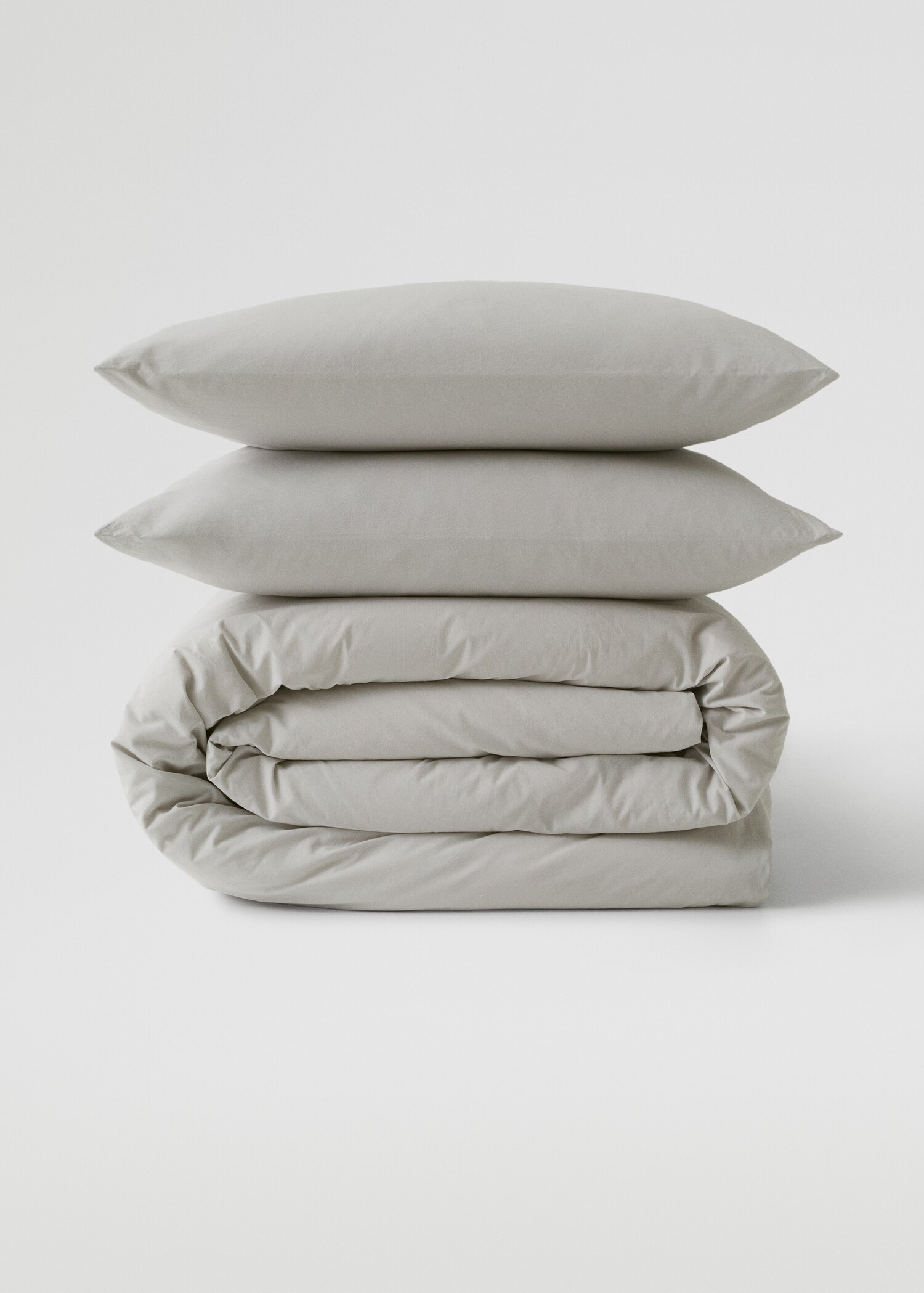 Bettbezug aus gewaschener Baumwolle für 135/140 cm Bett - Artikel ohne Model