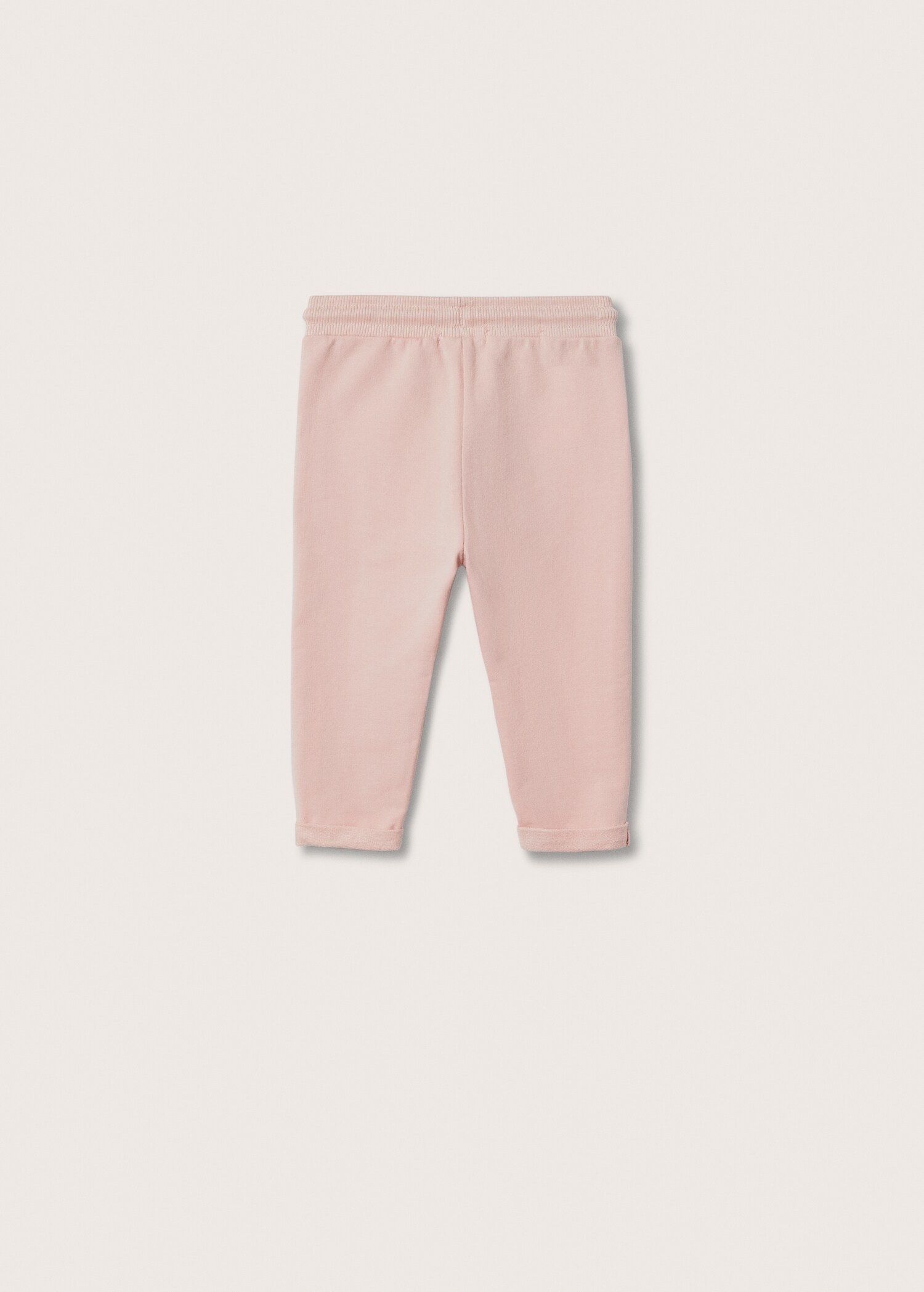 Cotton jogger-style trousers - Reverse of the article