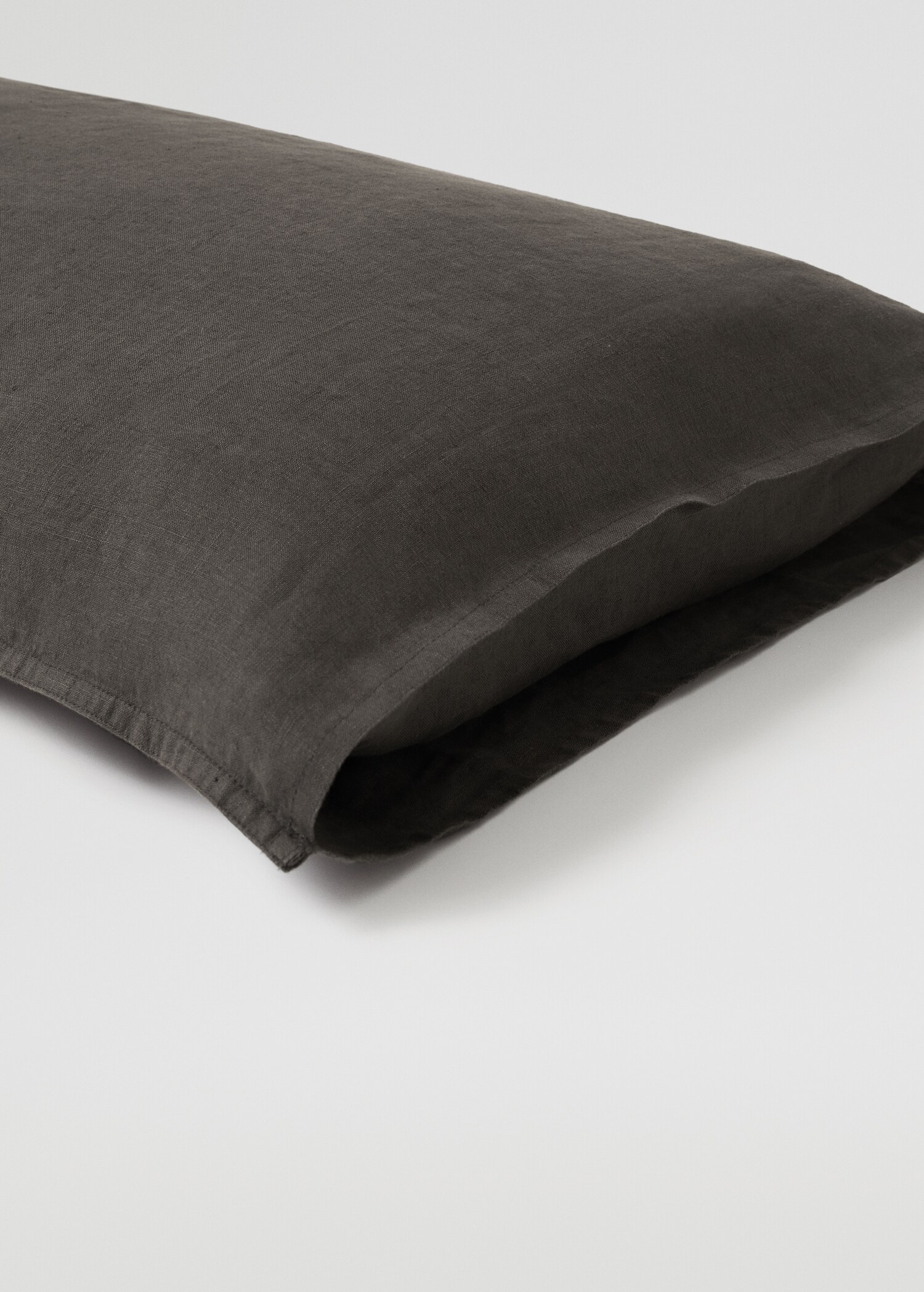 Kopfkissenhülle aus 100 % Leinen 45 x 110 cm - Mittlere Ansicht