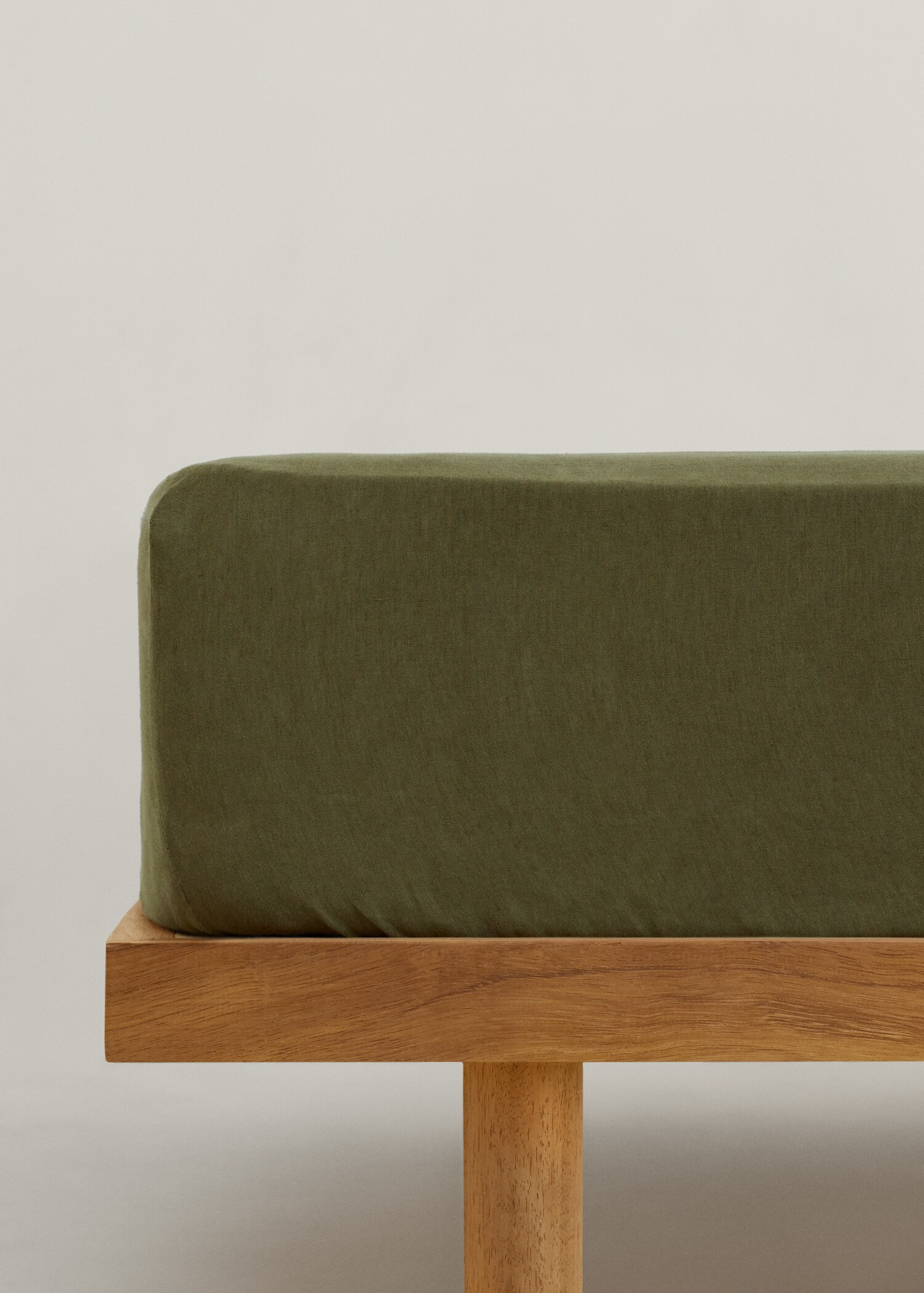 Spannbettbezug aus 100 % Leinen 160 x 200 x 30 cm - Artikel ohne Model