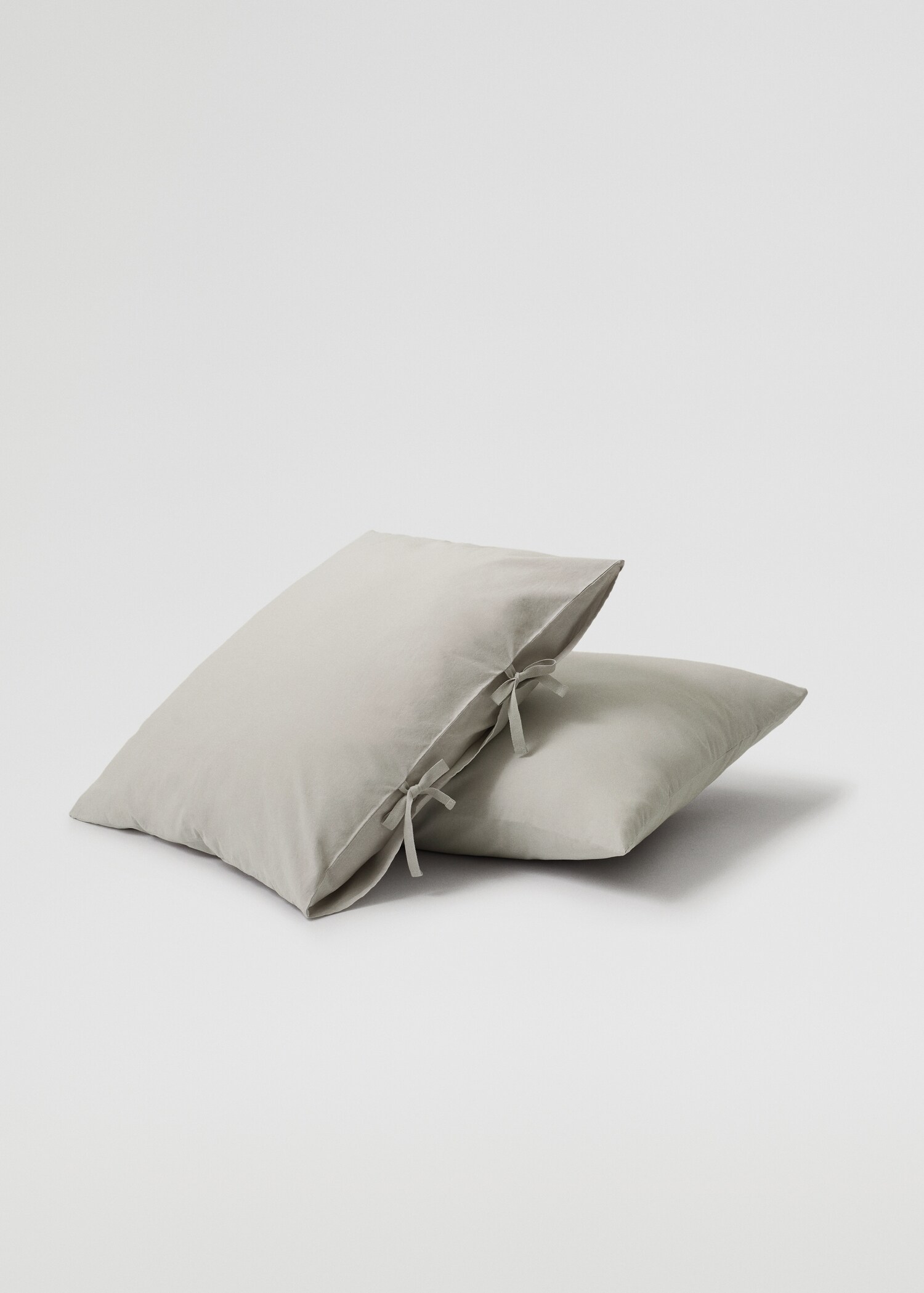 Putetrekk i vasket bomull 60x60 cm - Halvtotal bildeutsnitt