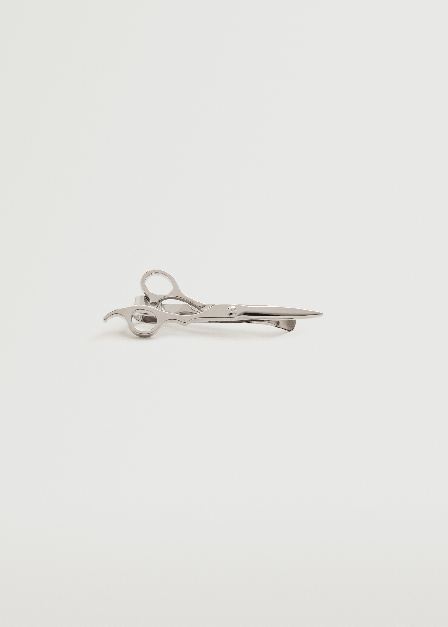Metal scissors brooch - Article without model