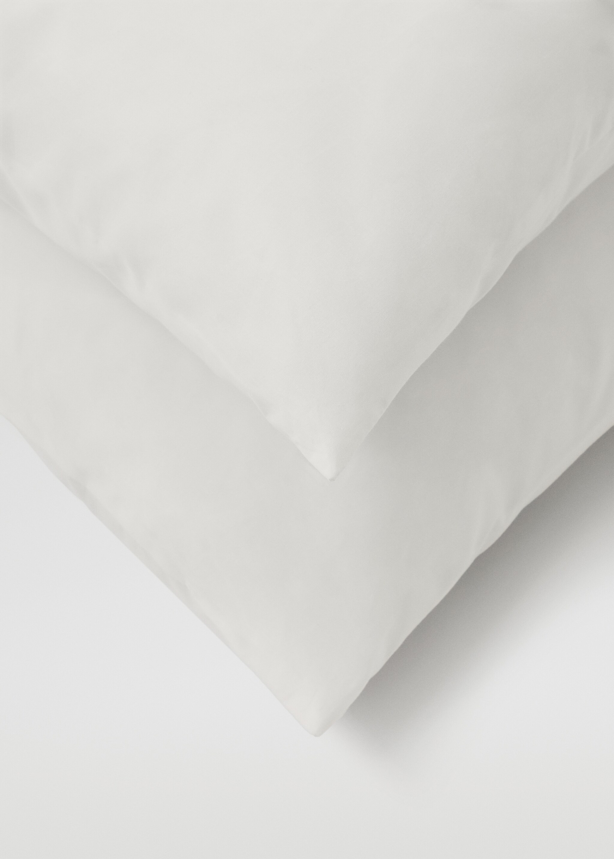 Percale cotton cushion case set (300 threads) 80X80cm - Details of the article 2