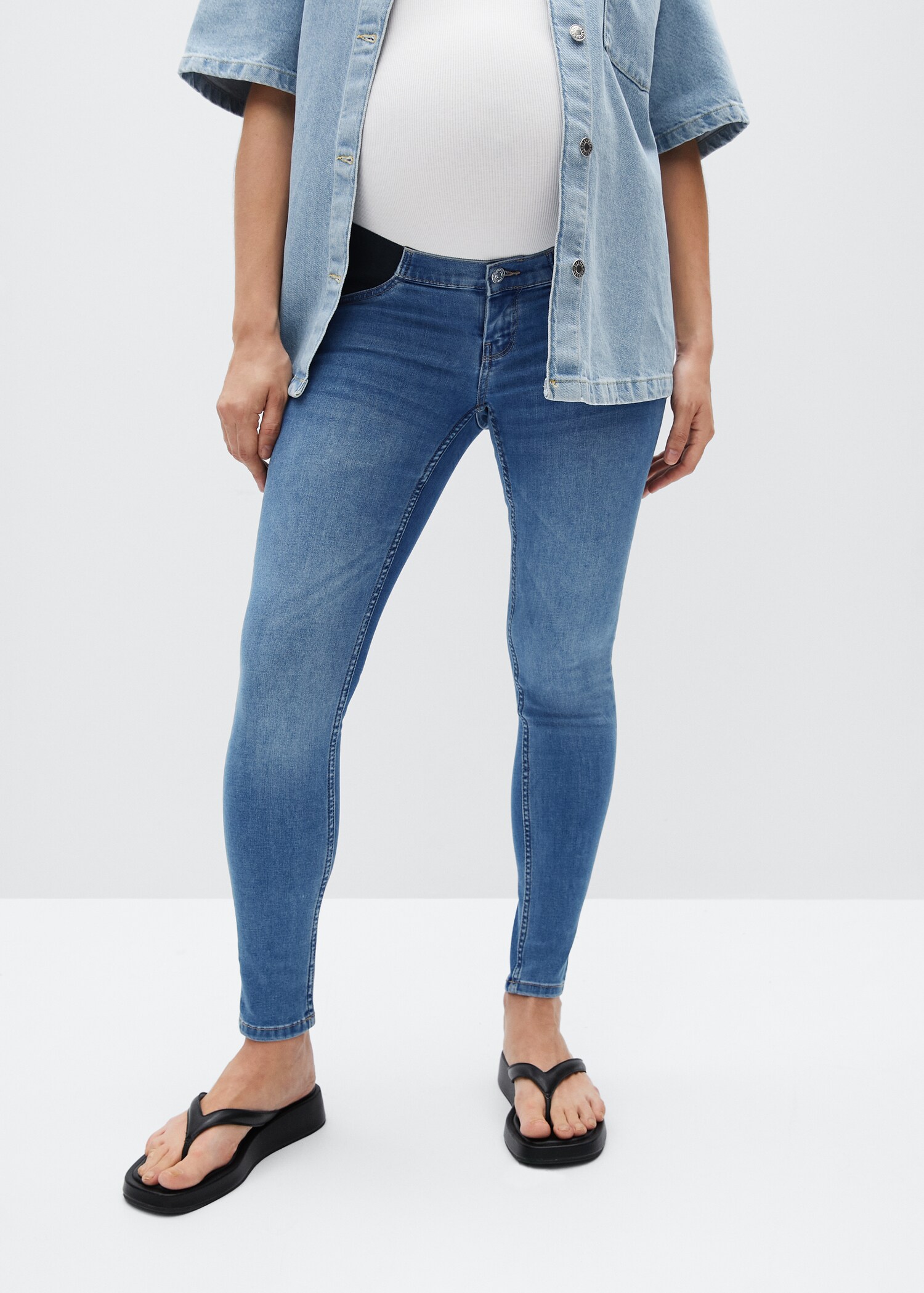 Jeans skinny Maternity - Plano medio
