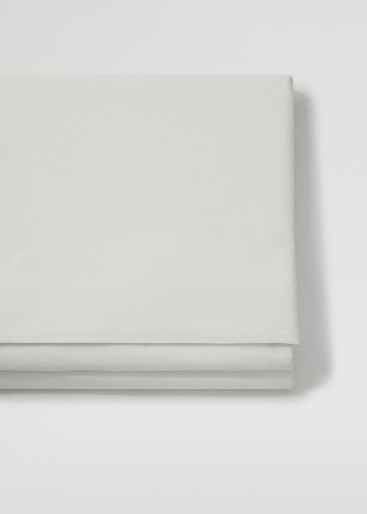 Washed cotton flat sheet 160x280cm - Article without model