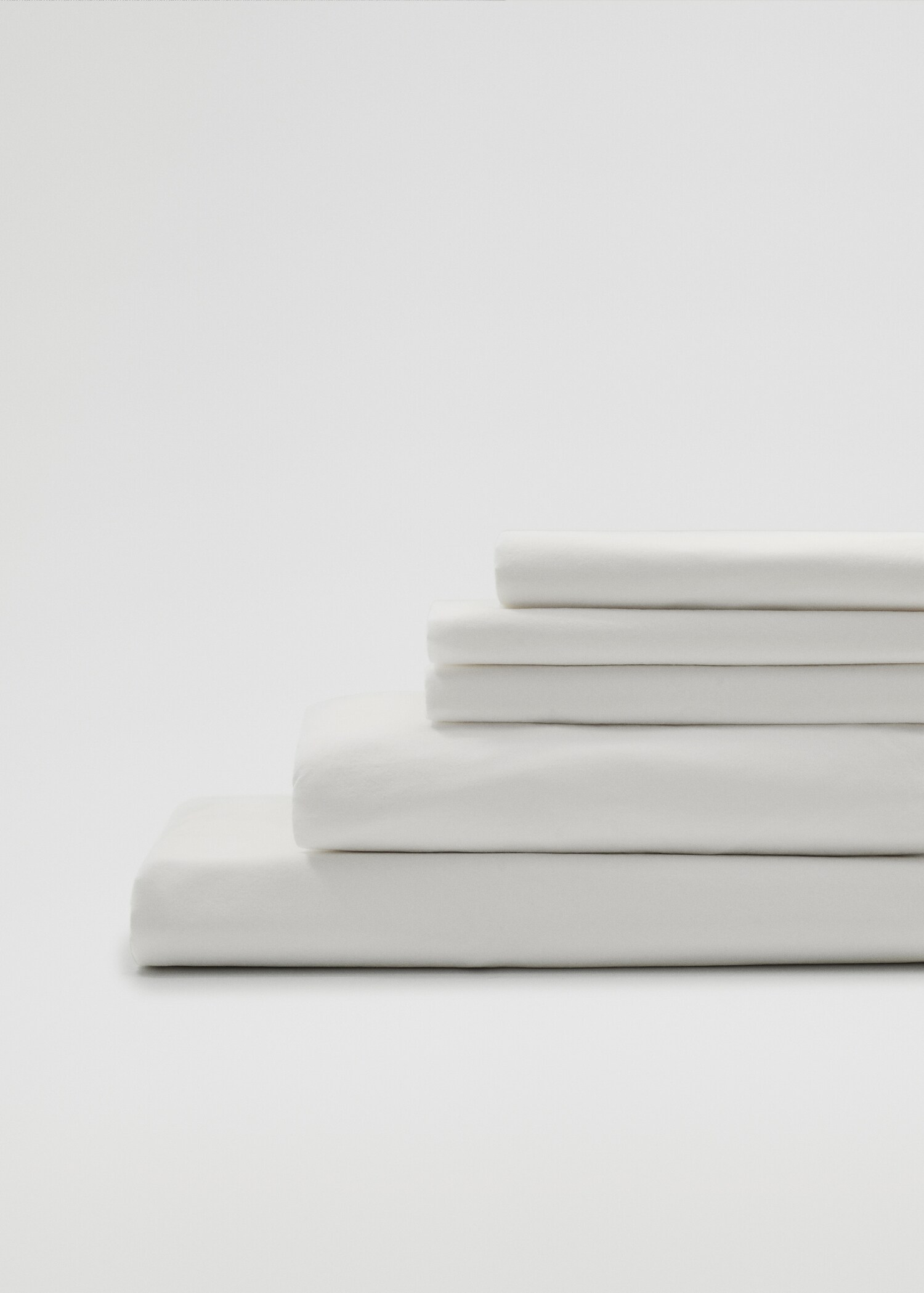 Washed cotton flat sheet 160x280cm - Details of the article 3