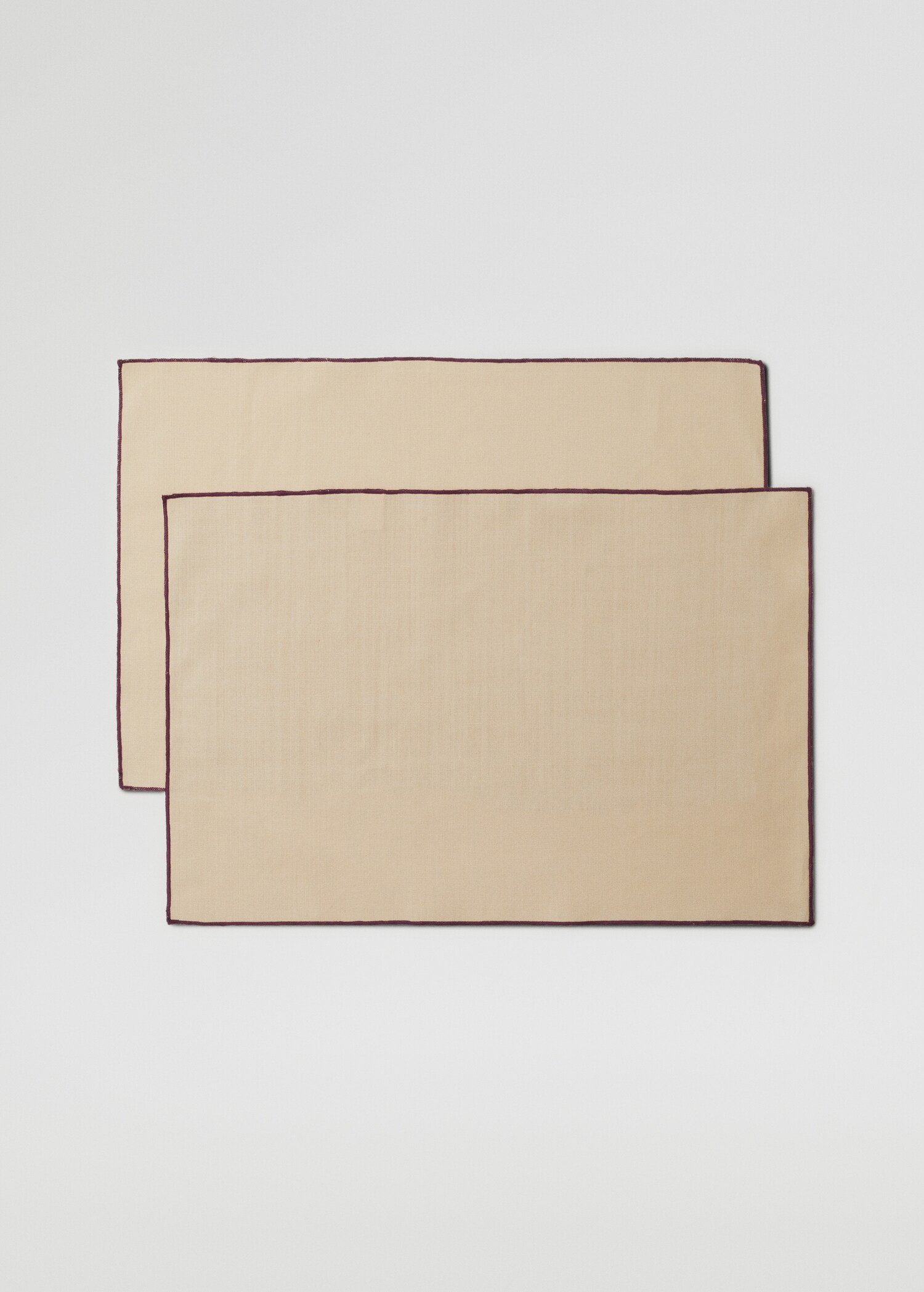 Singolo 100% cotone biologico 35x50 cm (pack da 2) - Articolo senza modello