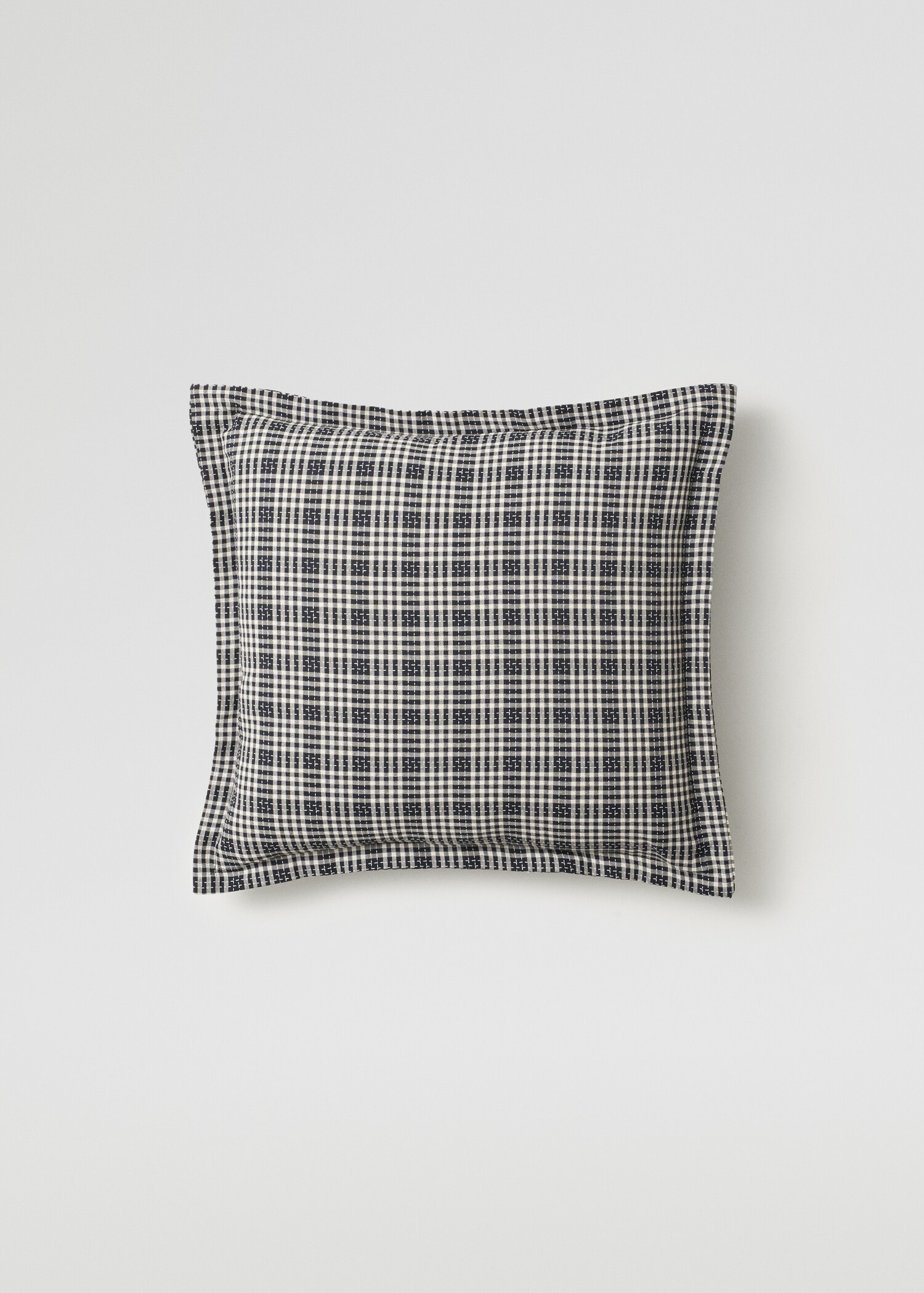 Funda de cojín 100% algodón cuadros 50x50cm - Artículo sin modelo