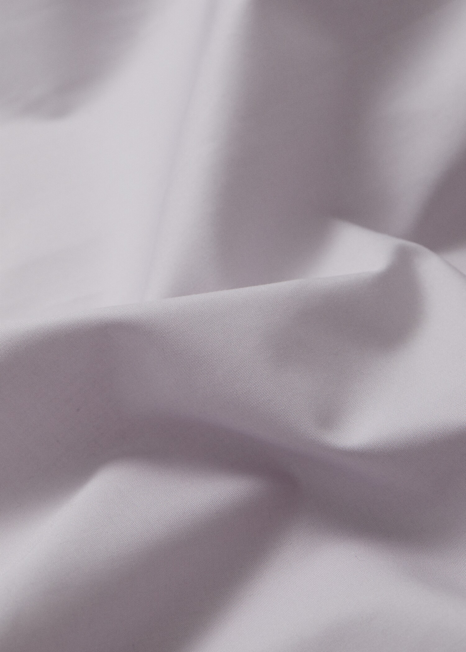 Cotton percale flat sheet (500 threads) 240x280cm  - Details of the article 3