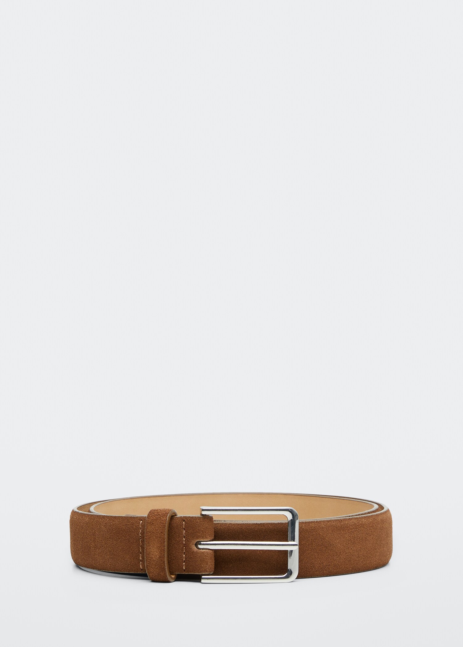 Buckled suede belt - Article without model
