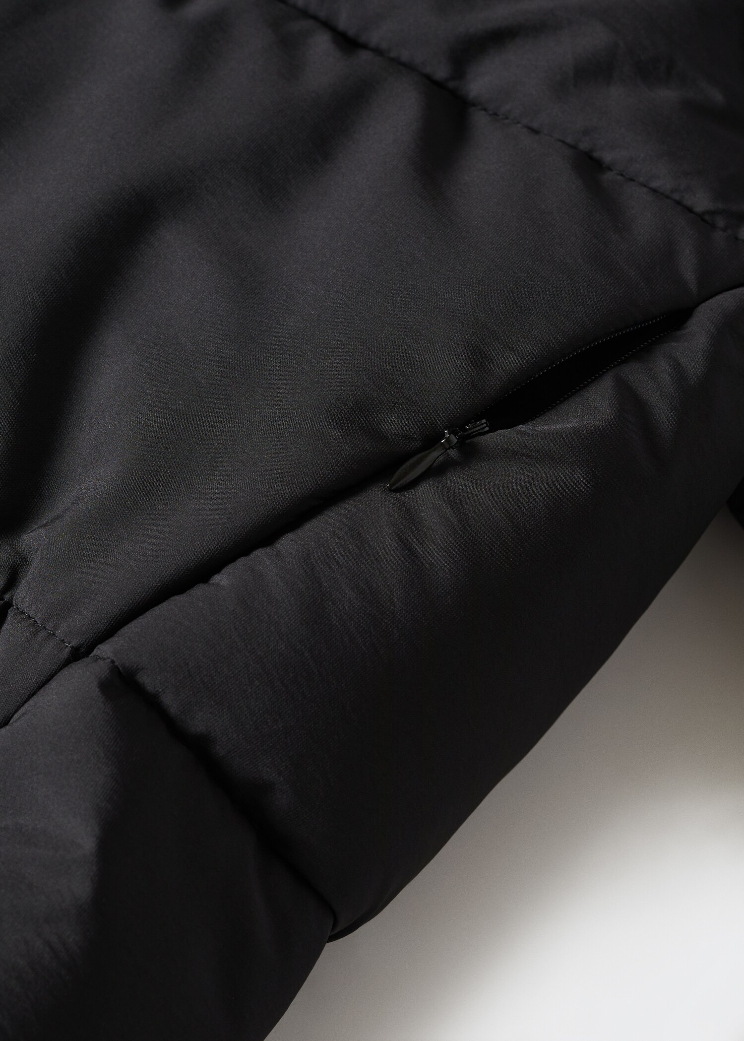 Oversize quilted coat - Details of the article 8