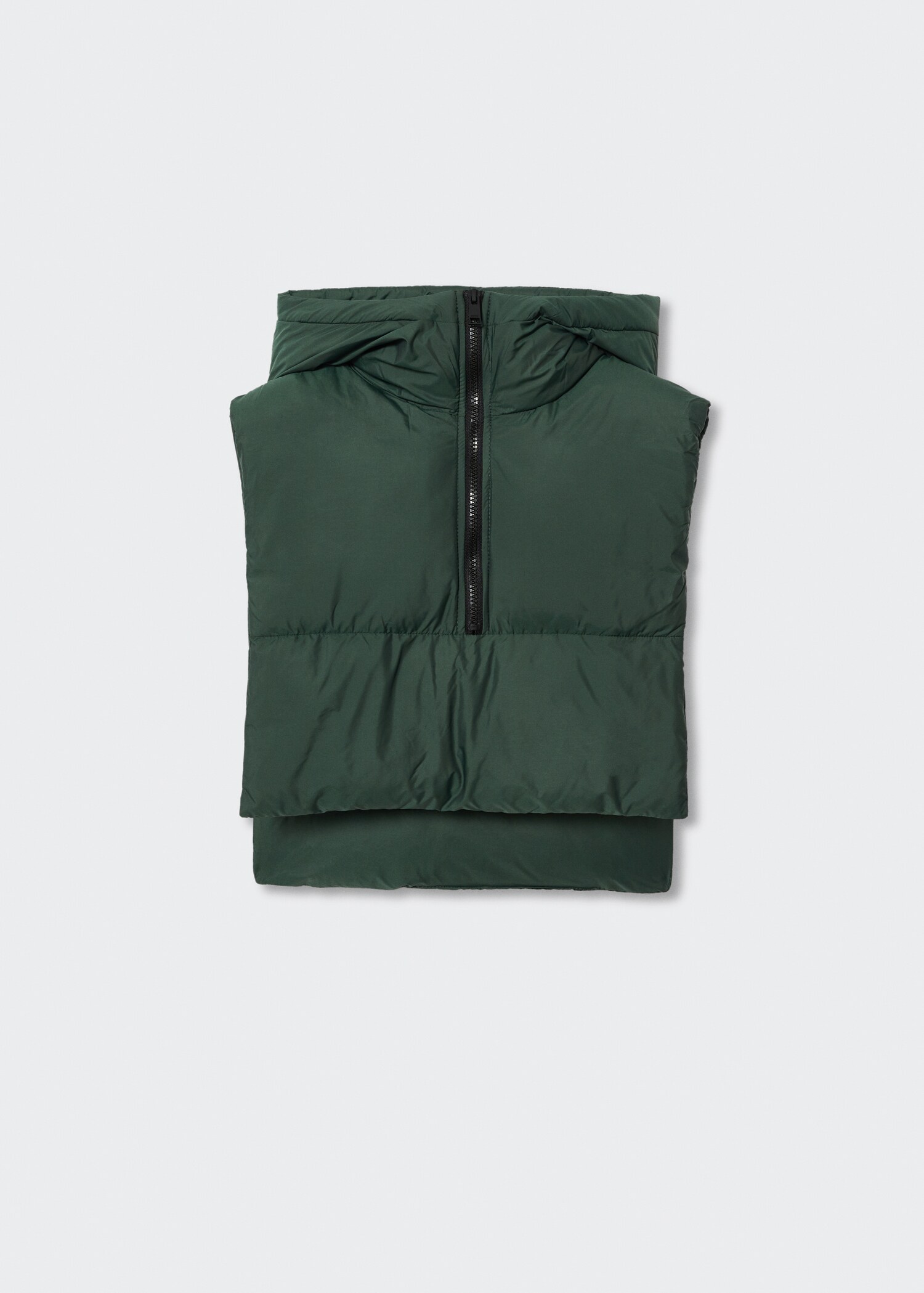 Oversize quilted coat - Details of the article 9