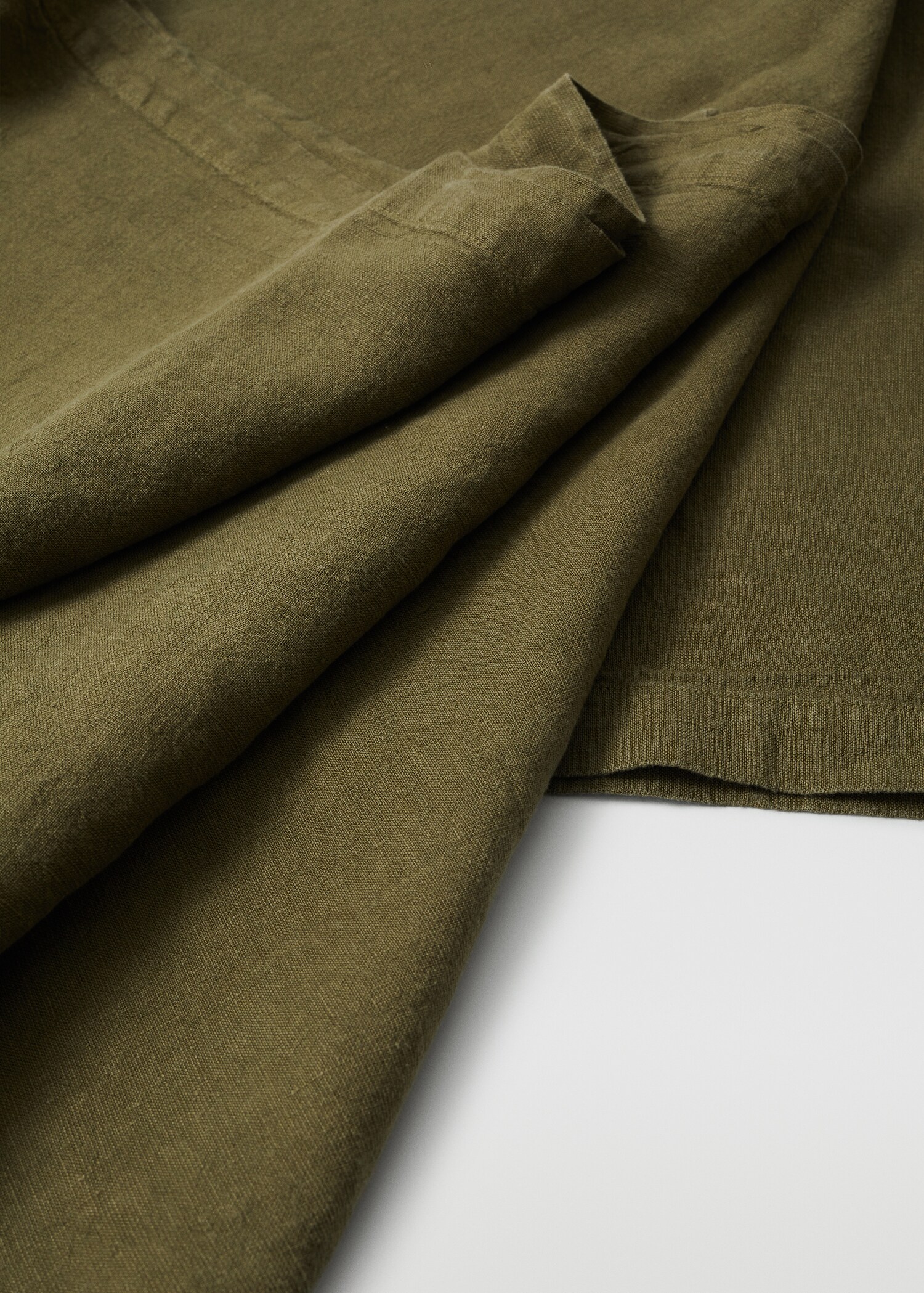 Unifarbene Tischdecke aus 100 % Leinen - Detail des Artikels 5