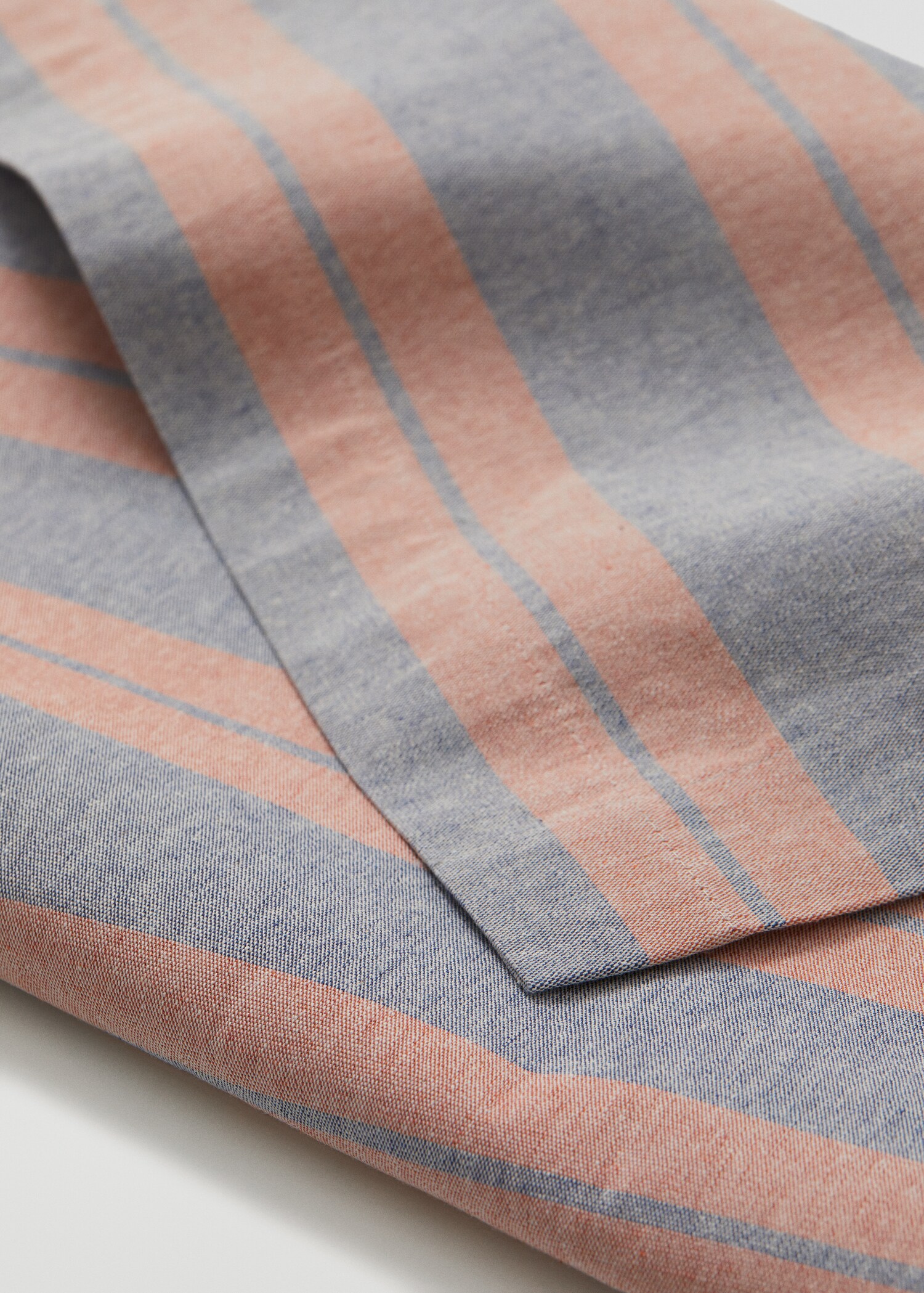 Tovaglia righe cotone 150x250 cm - Piano medio