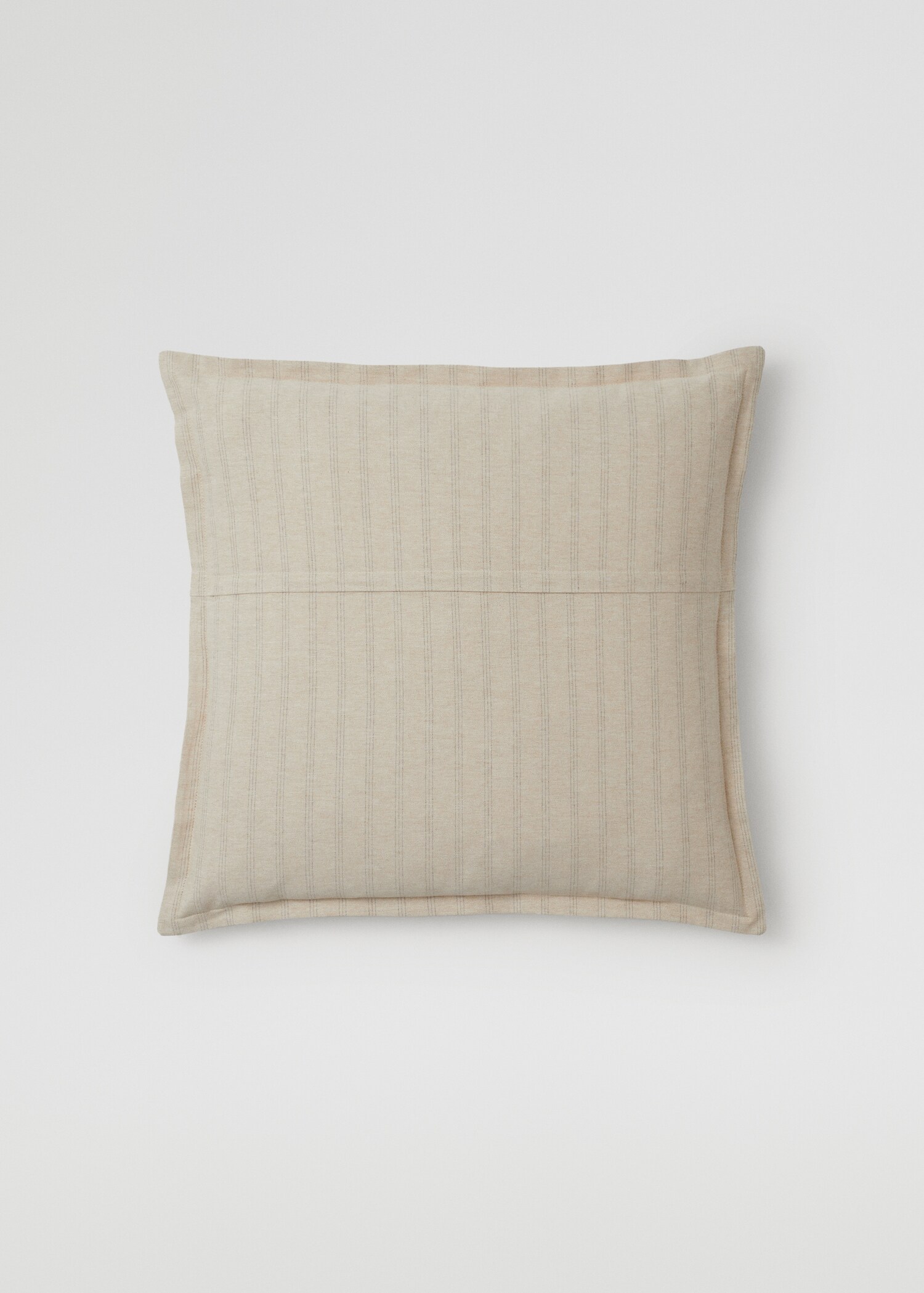 Față de pernuță din bumbac cu dungi 60x60 cm - Spatele articolului