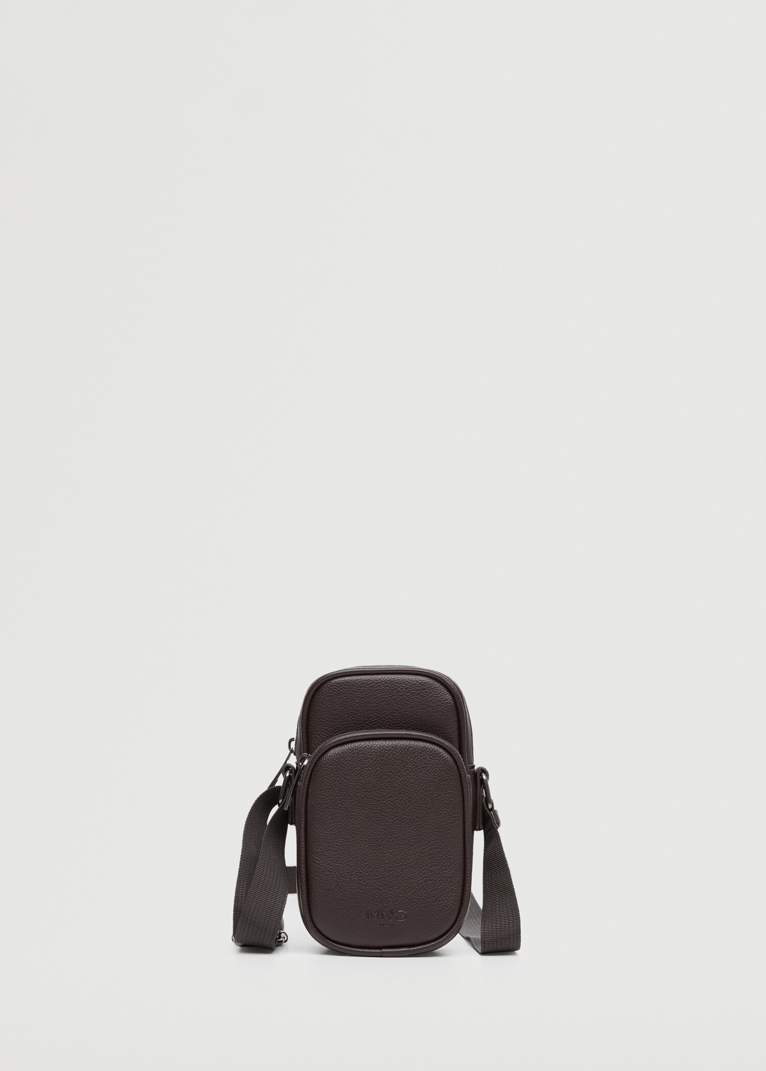 Leather-effect shoulder bag - Article without model