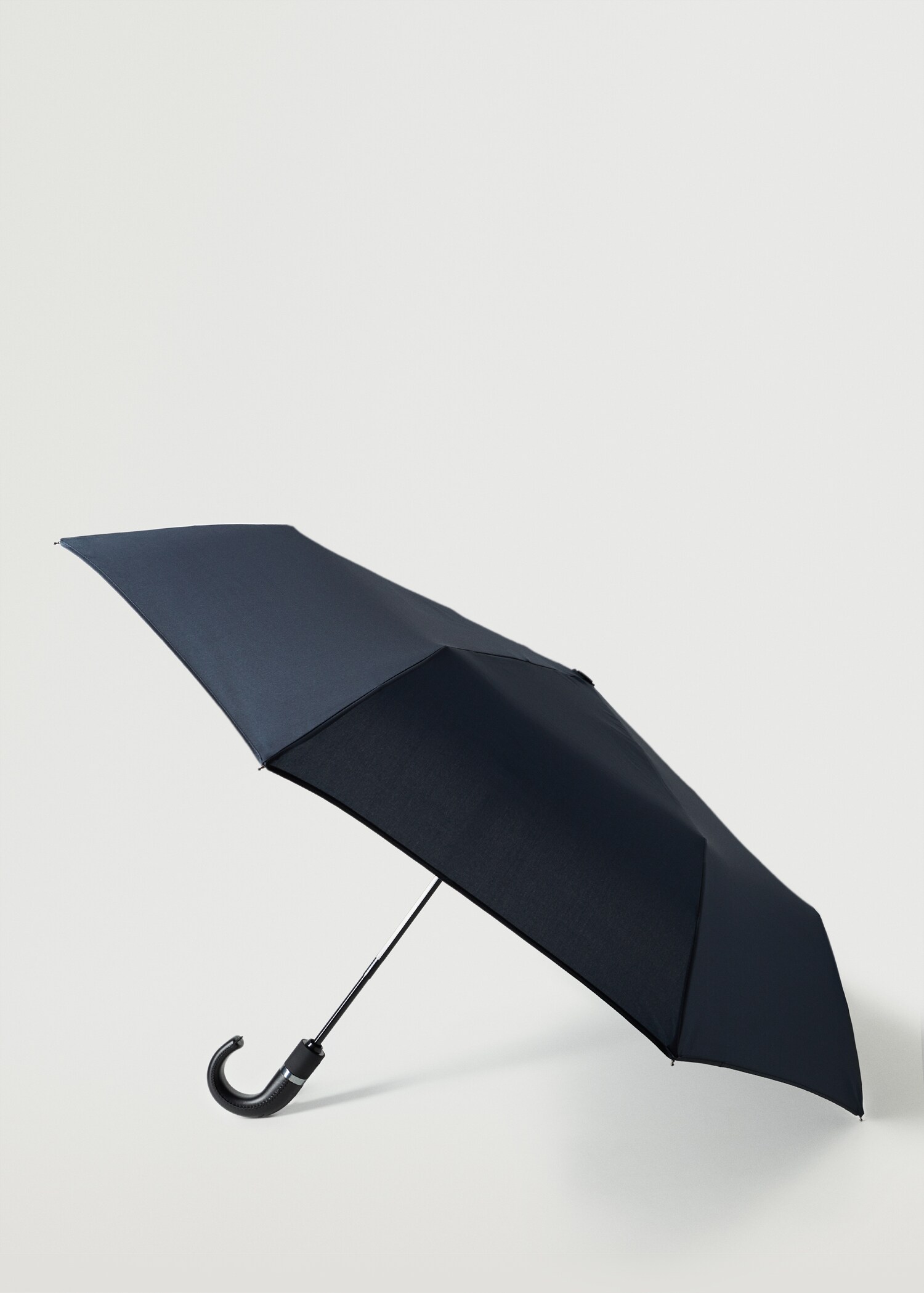 Faltbarer Regenschirm, unifarben - Mittlere Ansicht