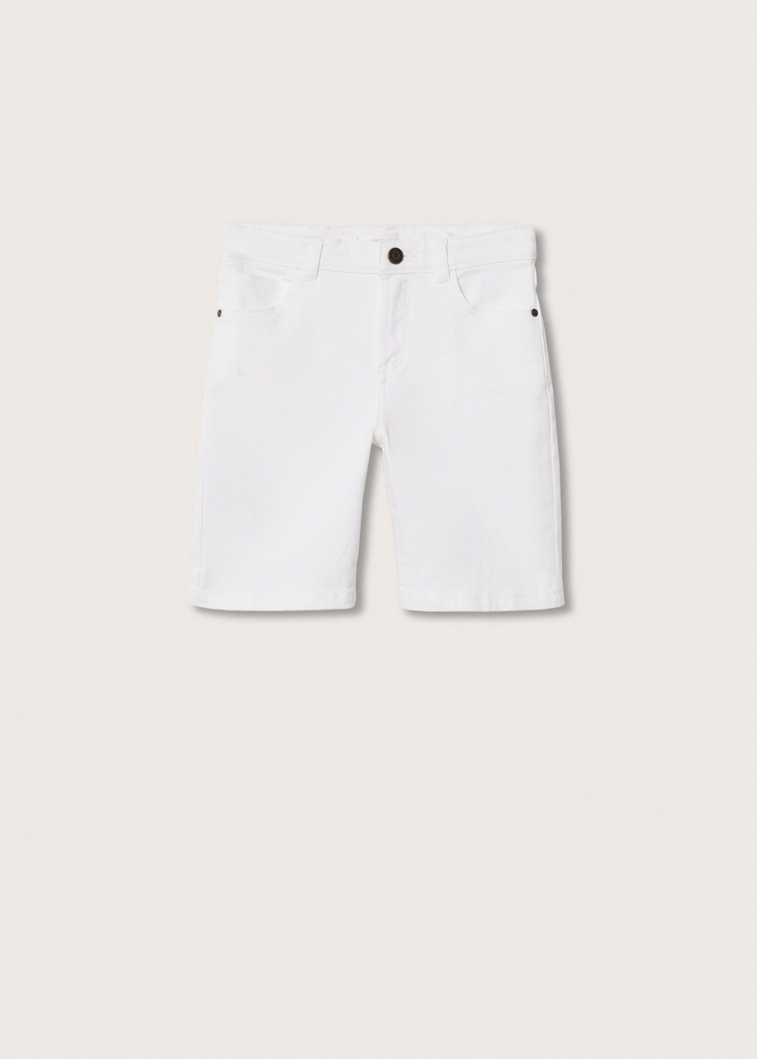 Cotton denim shorts - Article without model