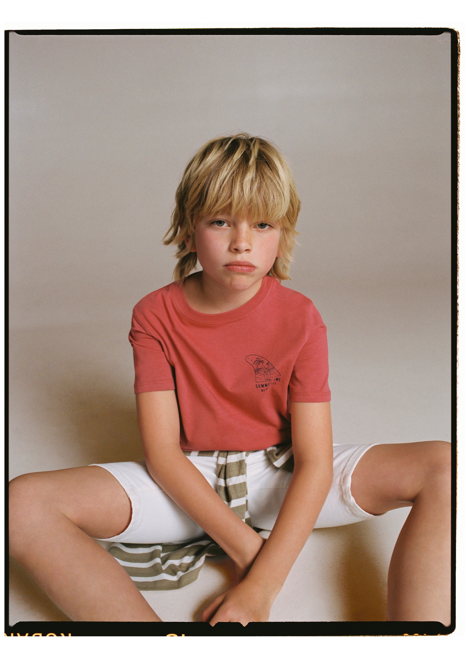 Cotton denim shorts - Details of the article 6