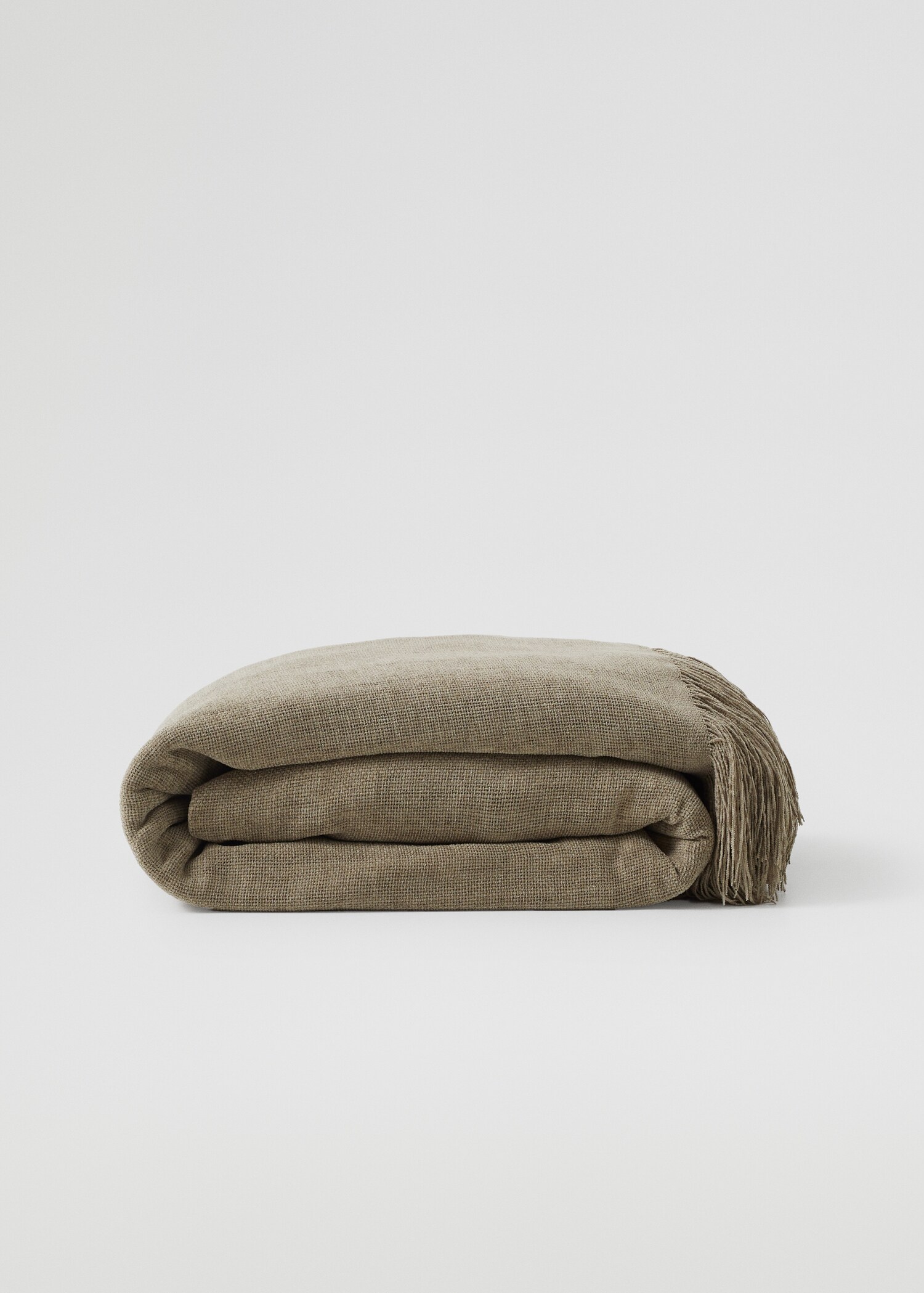 Fringed blanket 140X190cm - Article without model