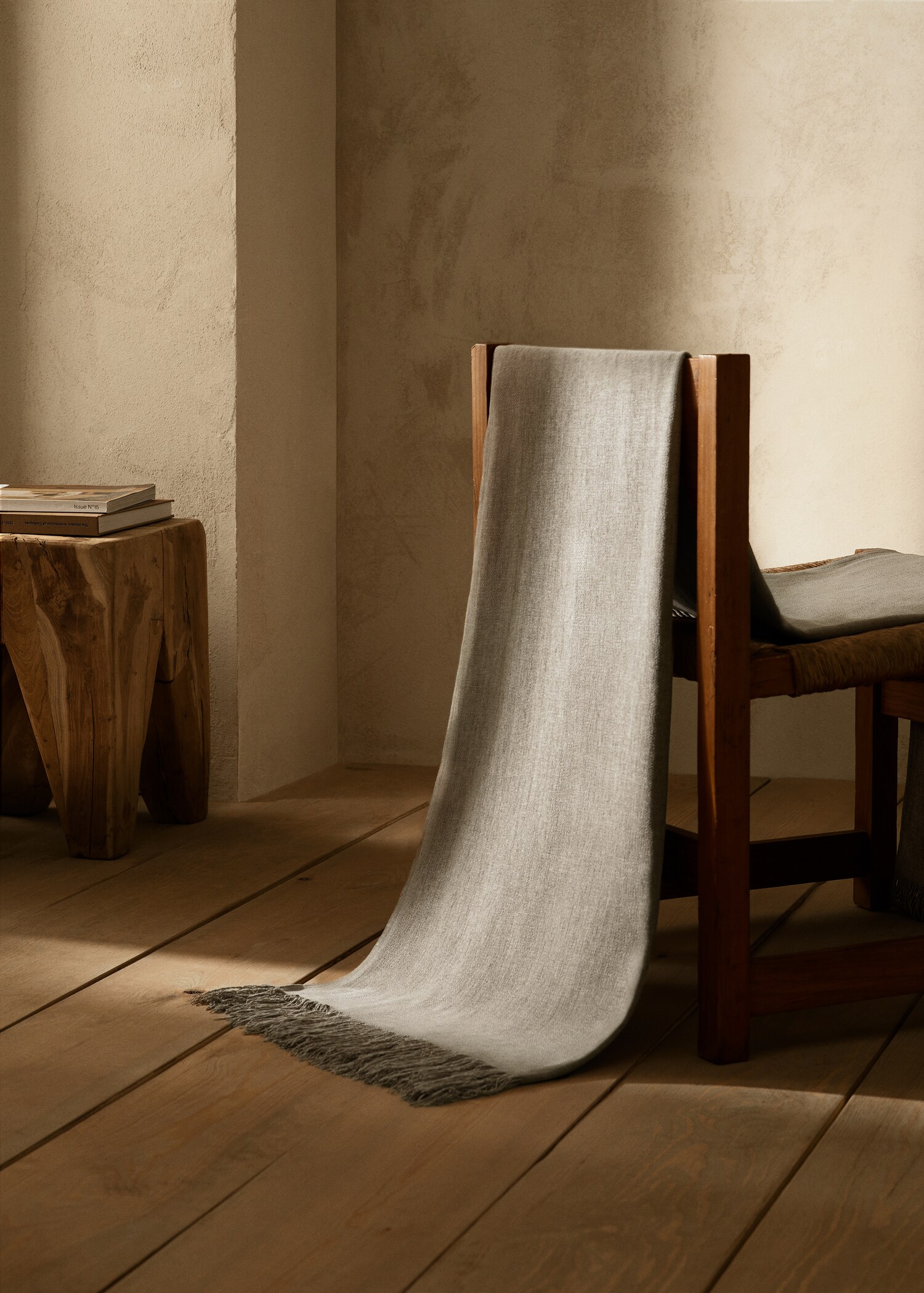 Fringed blanket 140X190cm - Details of the article 8