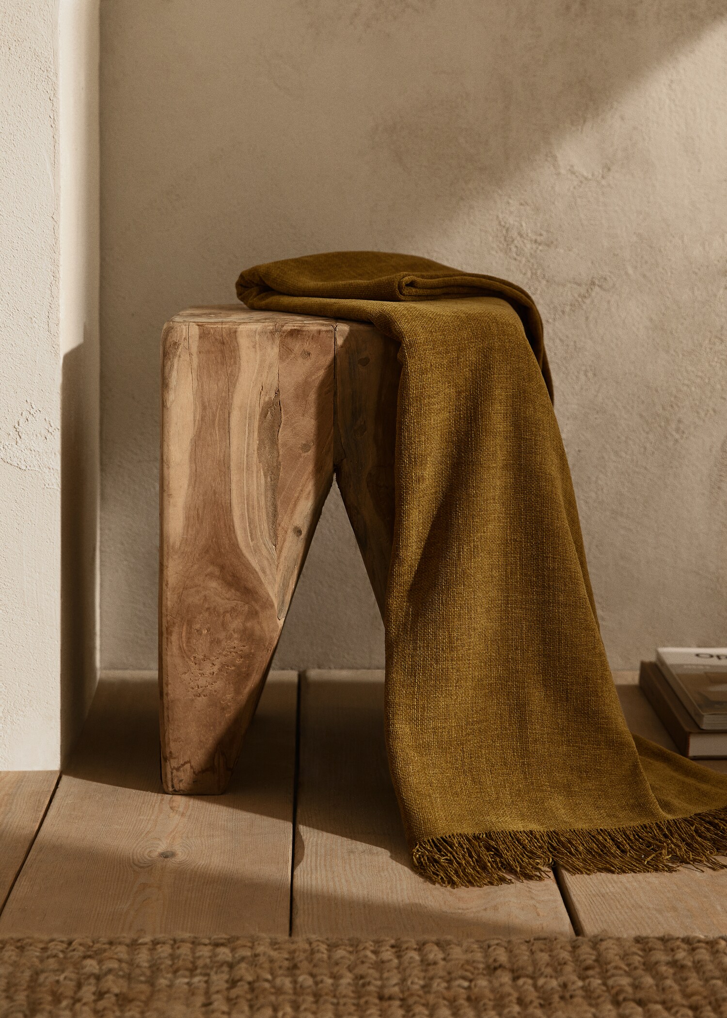Fringed blanket 140X190cm - Details of the article 8