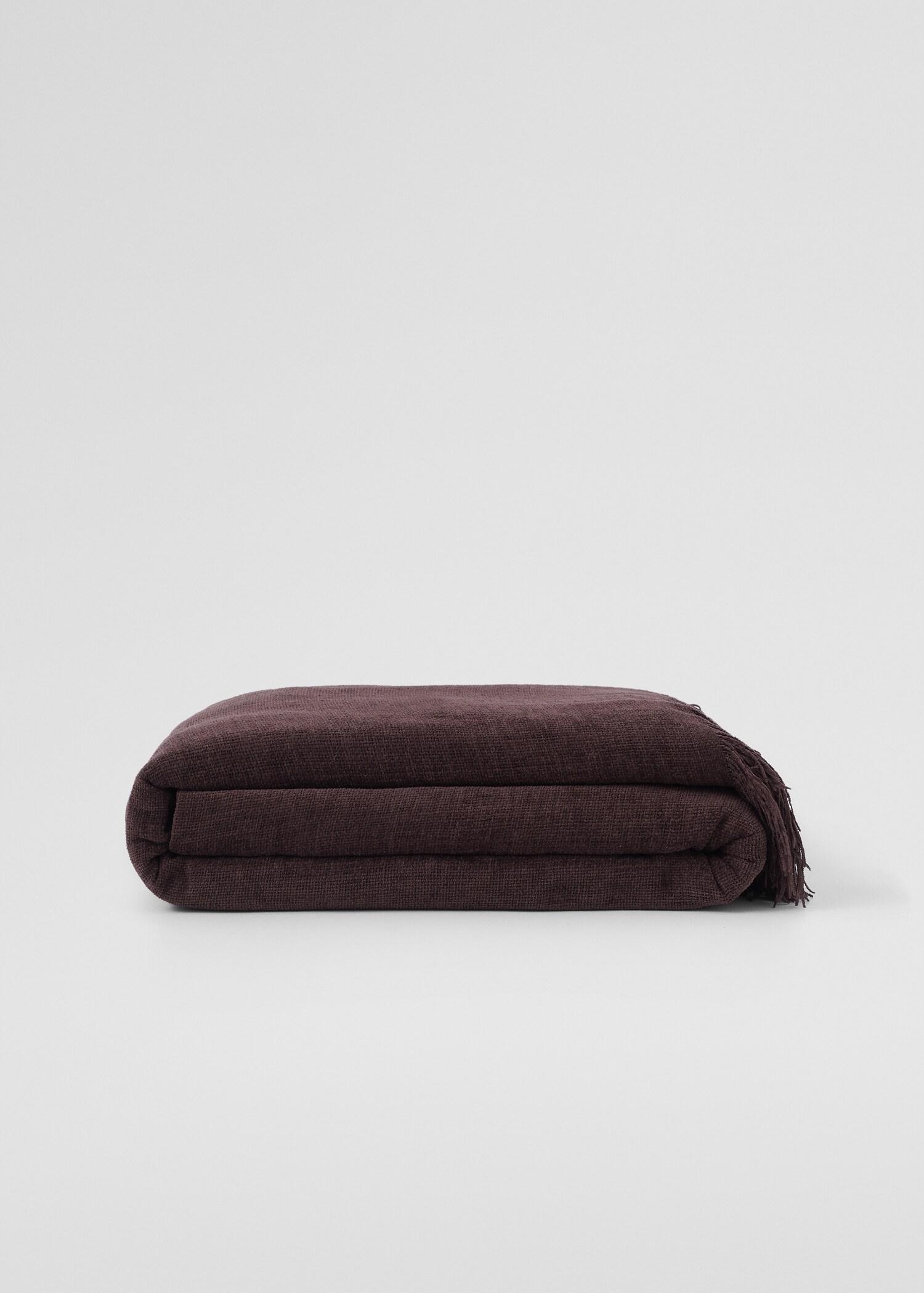 Fringed blanket 140X190cm - Article without model