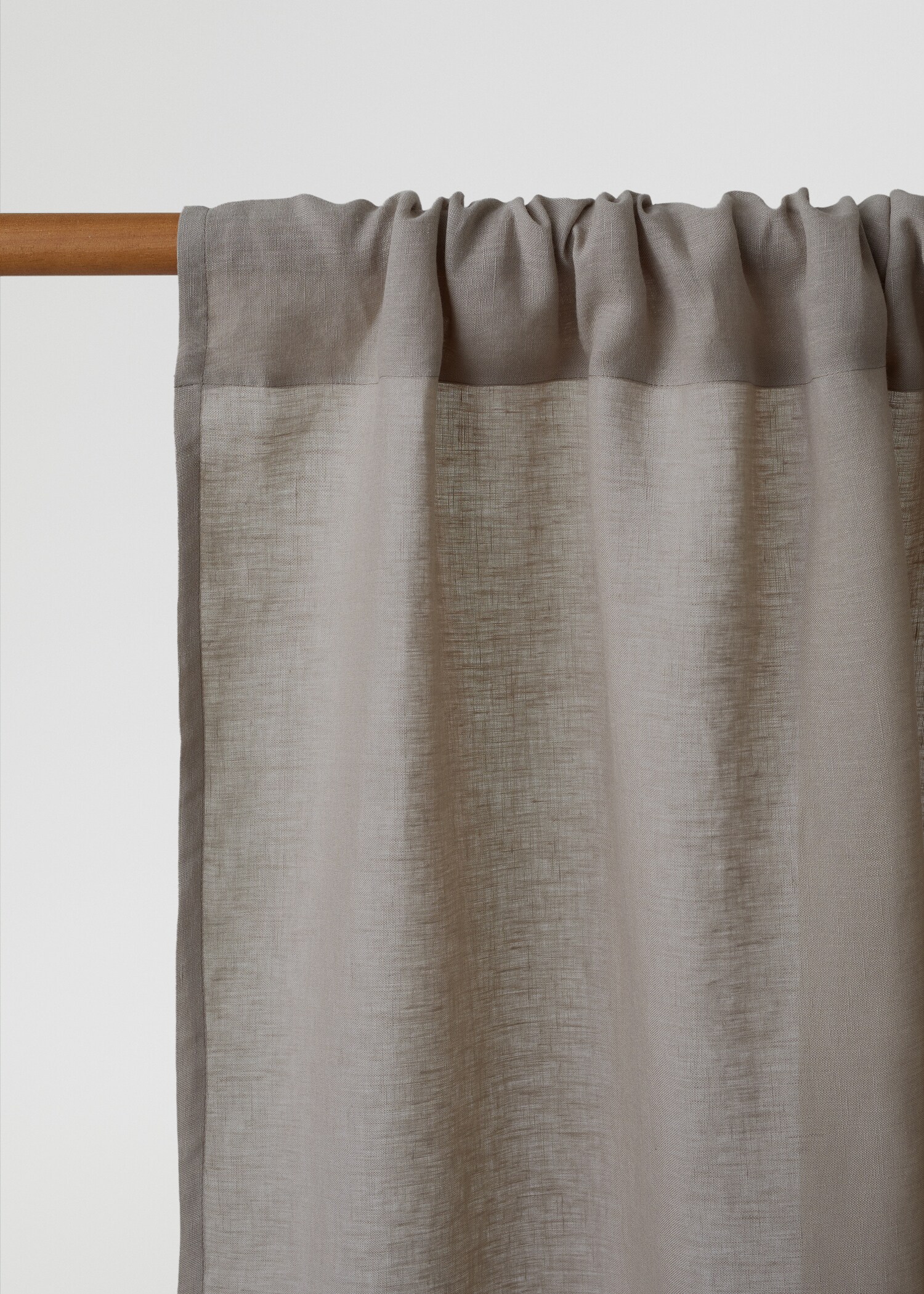 Cortina 100% lino 145x260cm - Plano medio