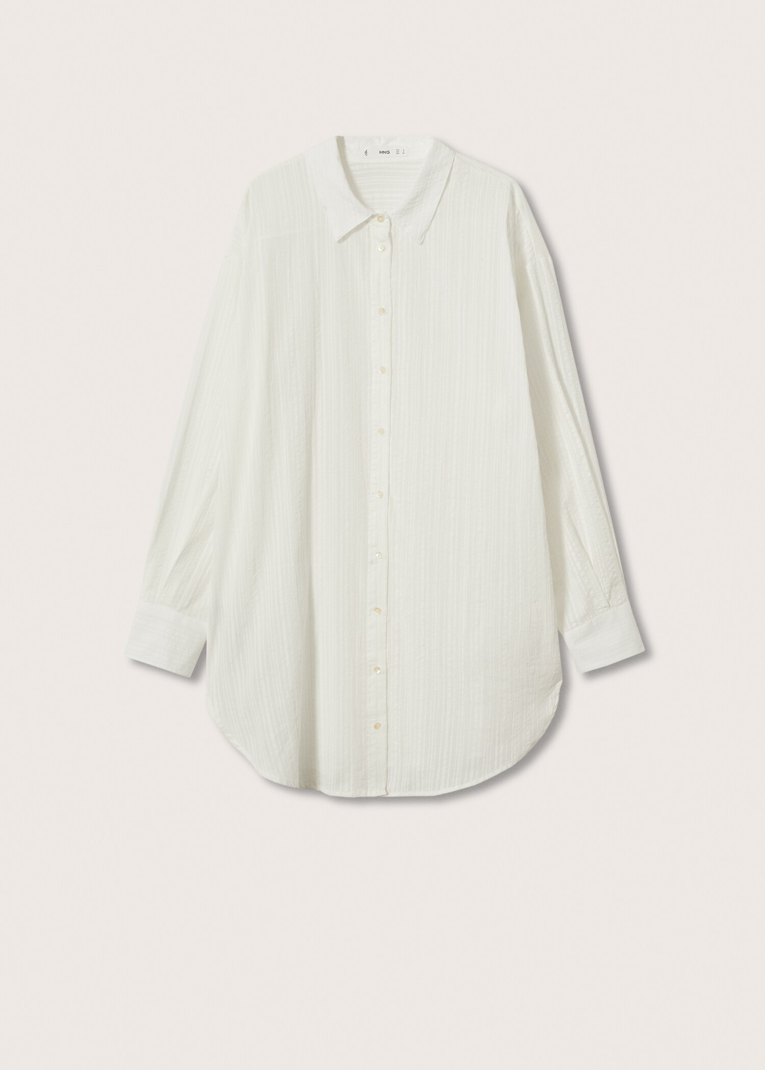 Chemise coton oversize - Article sans modèle