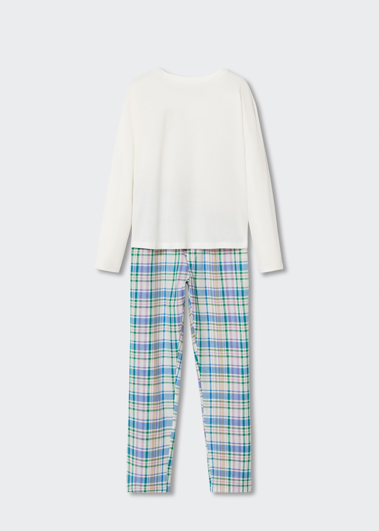 Pyjama coton carreaux - Article sans modèle