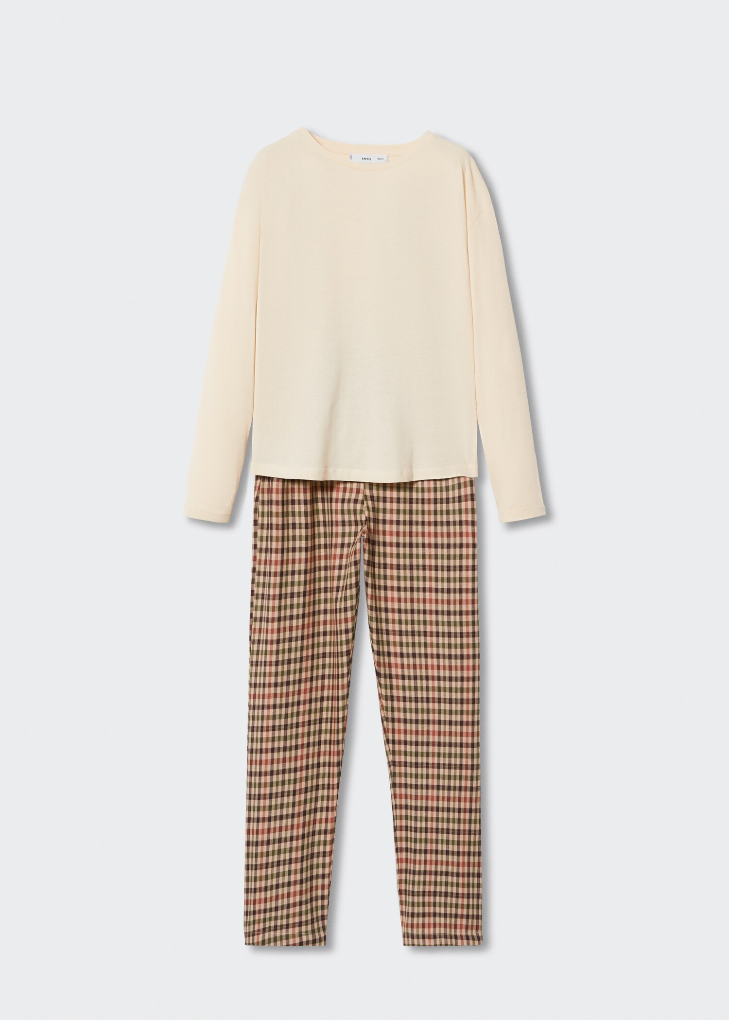 Pyjama coton carreaux - Article sans modèle
