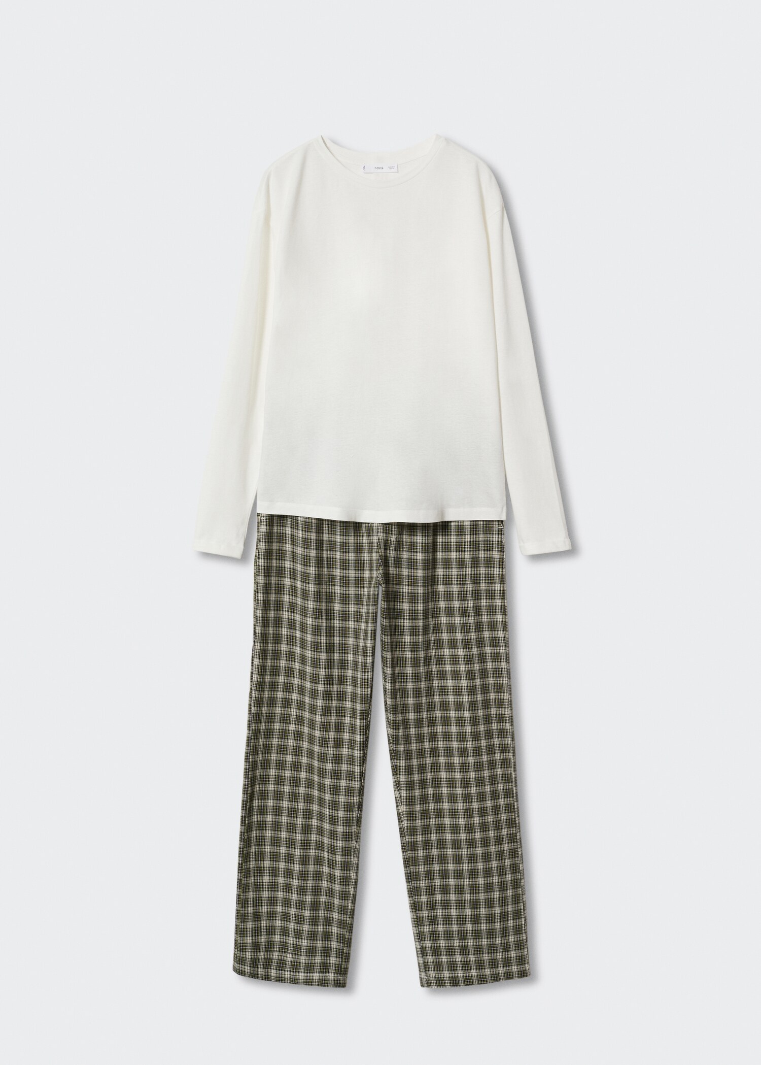 Pyjama coton carreaux - Article sans modèle
