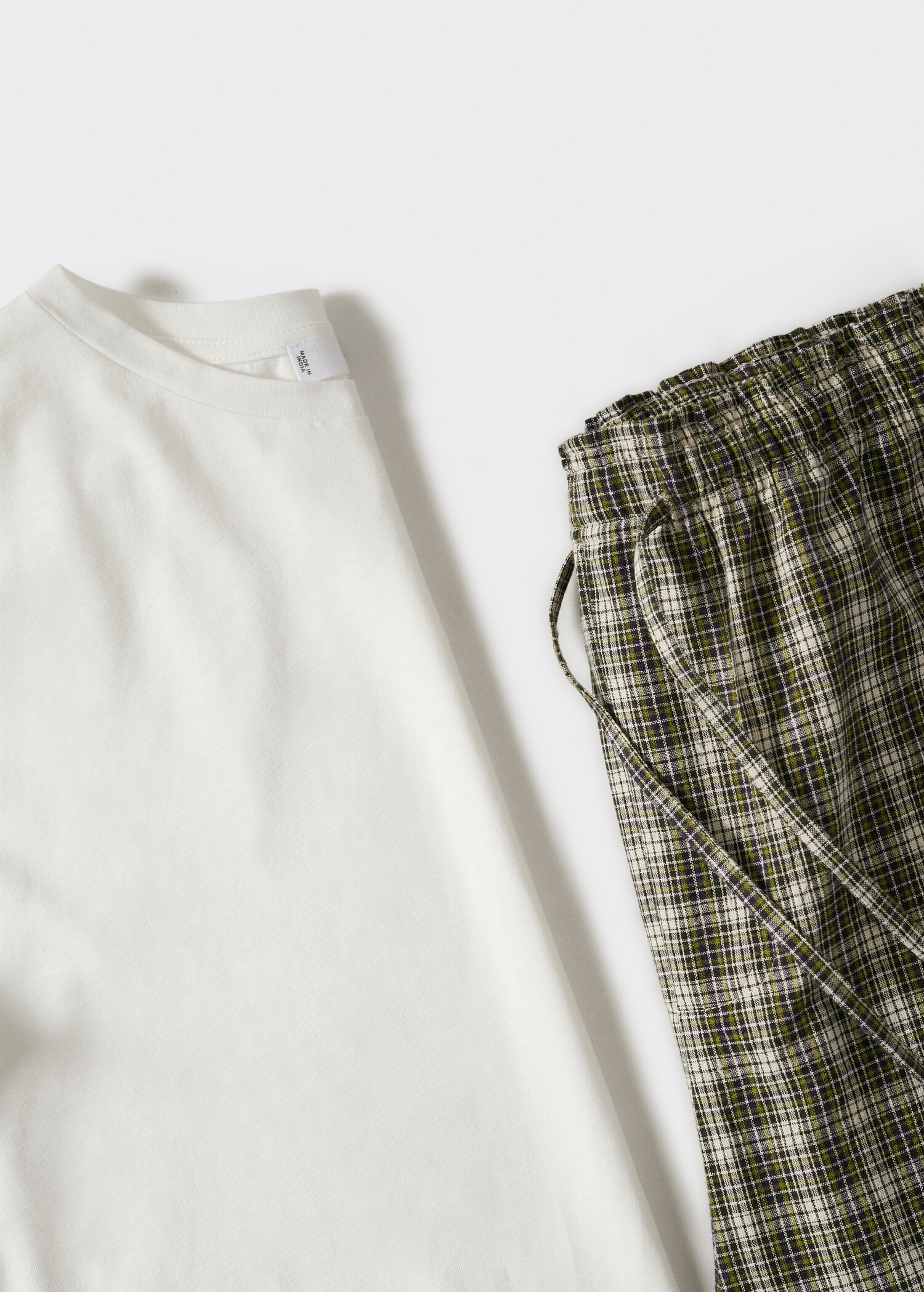 Pyjama coton carreaux - Détail de l'article 8