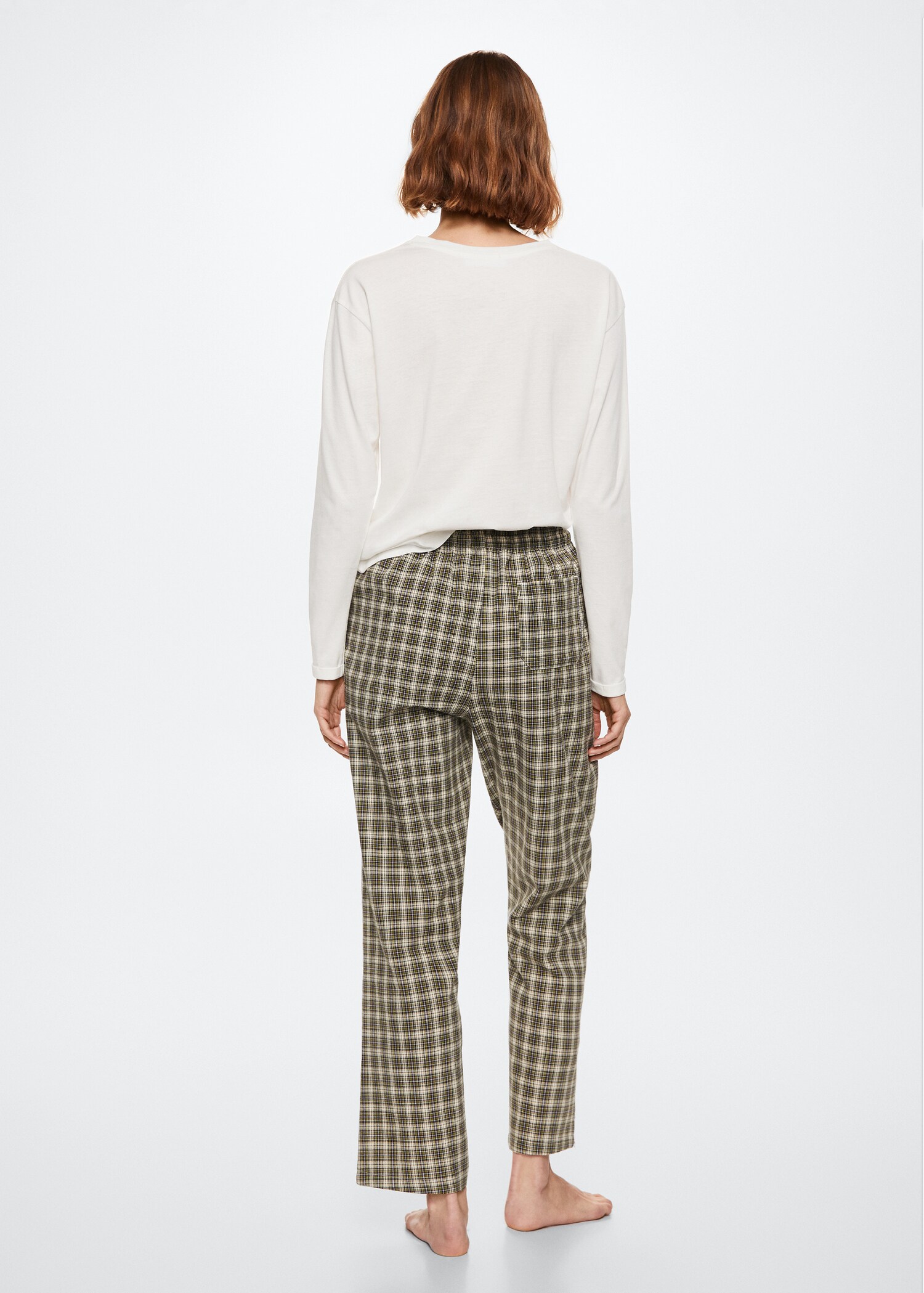 Pyjama coton carreaux - Verso de l’article