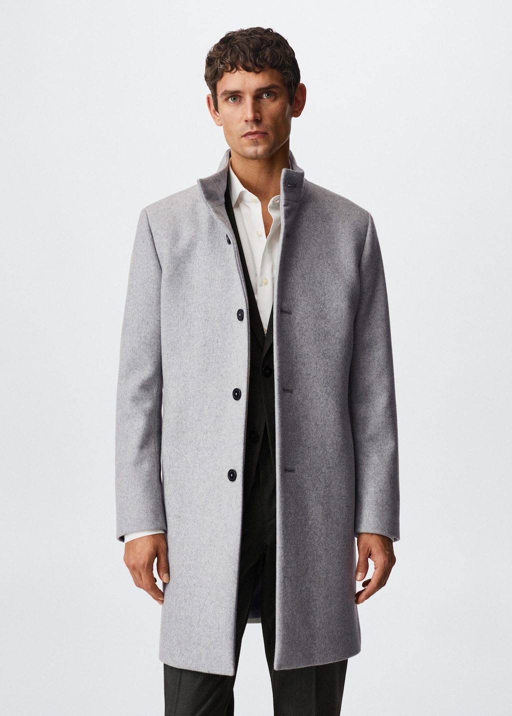 Mango abrigo largo hot sale