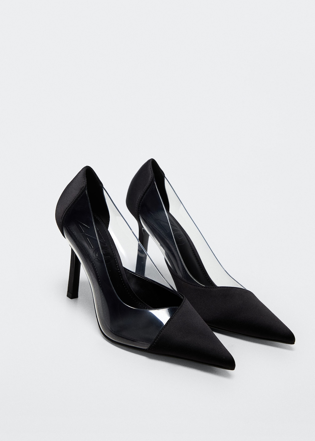 Zara vinyl high heels sales